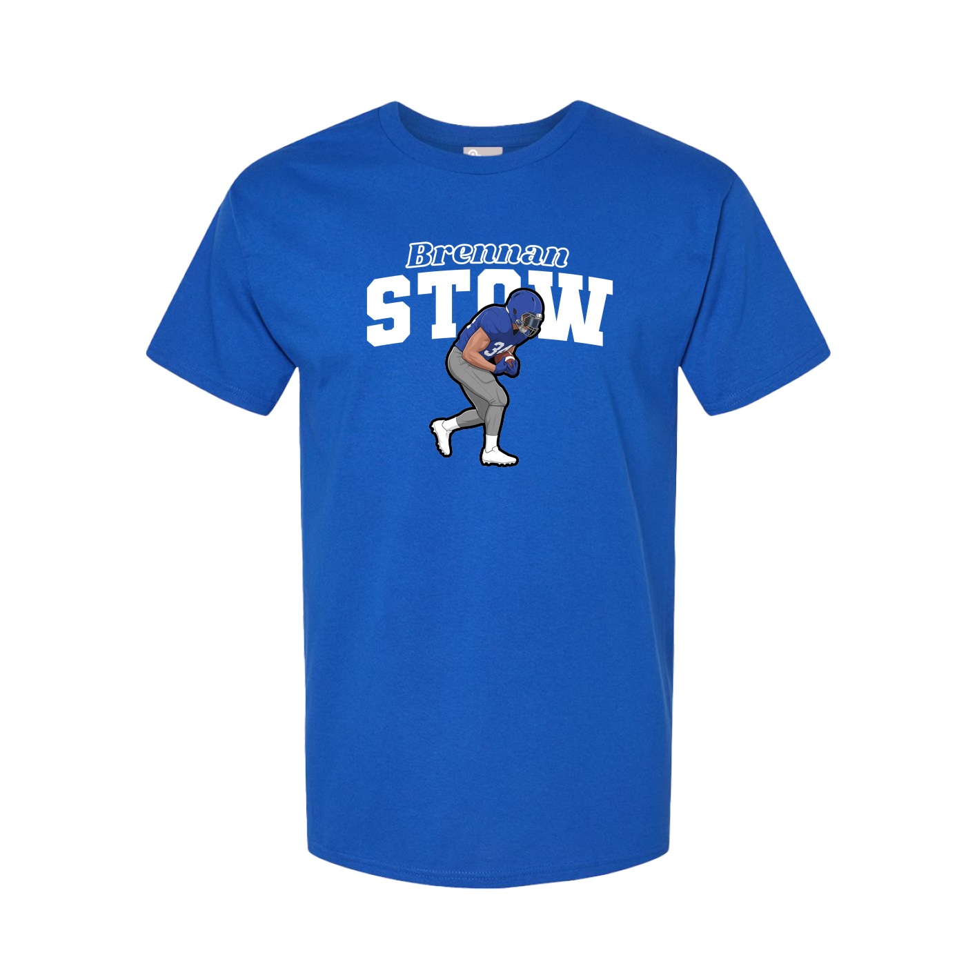 Youth Tee — Name Arch in Royal