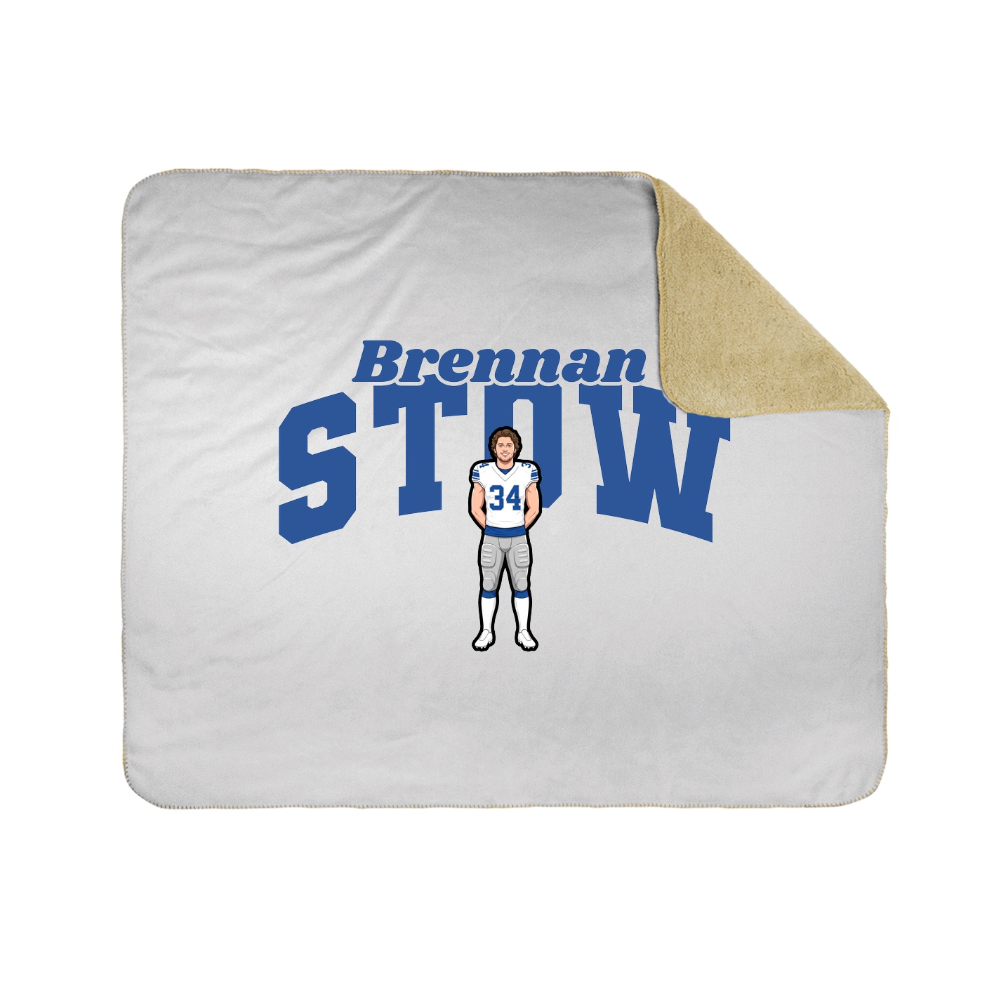 Throw Blanket — Signature Arch in White