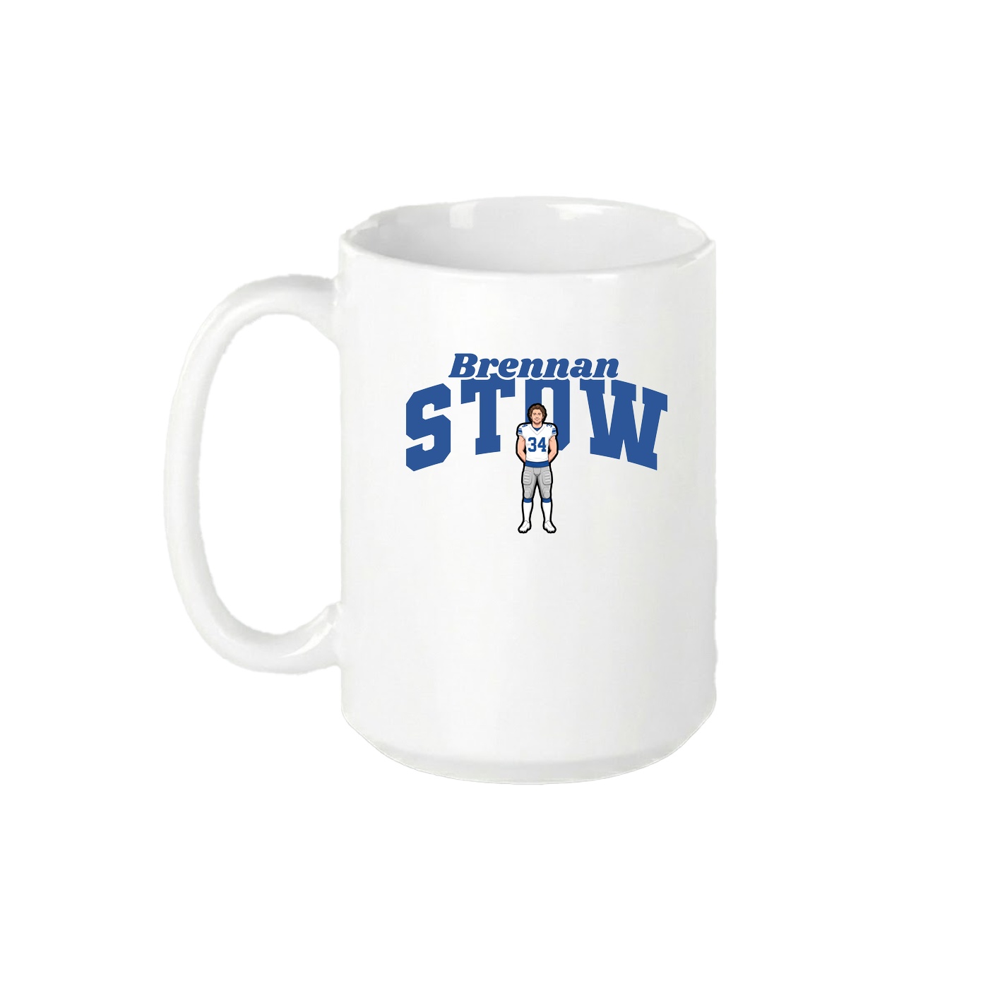 15oz Coffee Mug — Signature Arch in White
