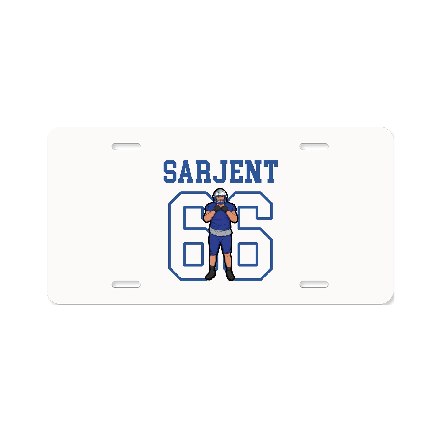 License Plate — Shirsey in Classic