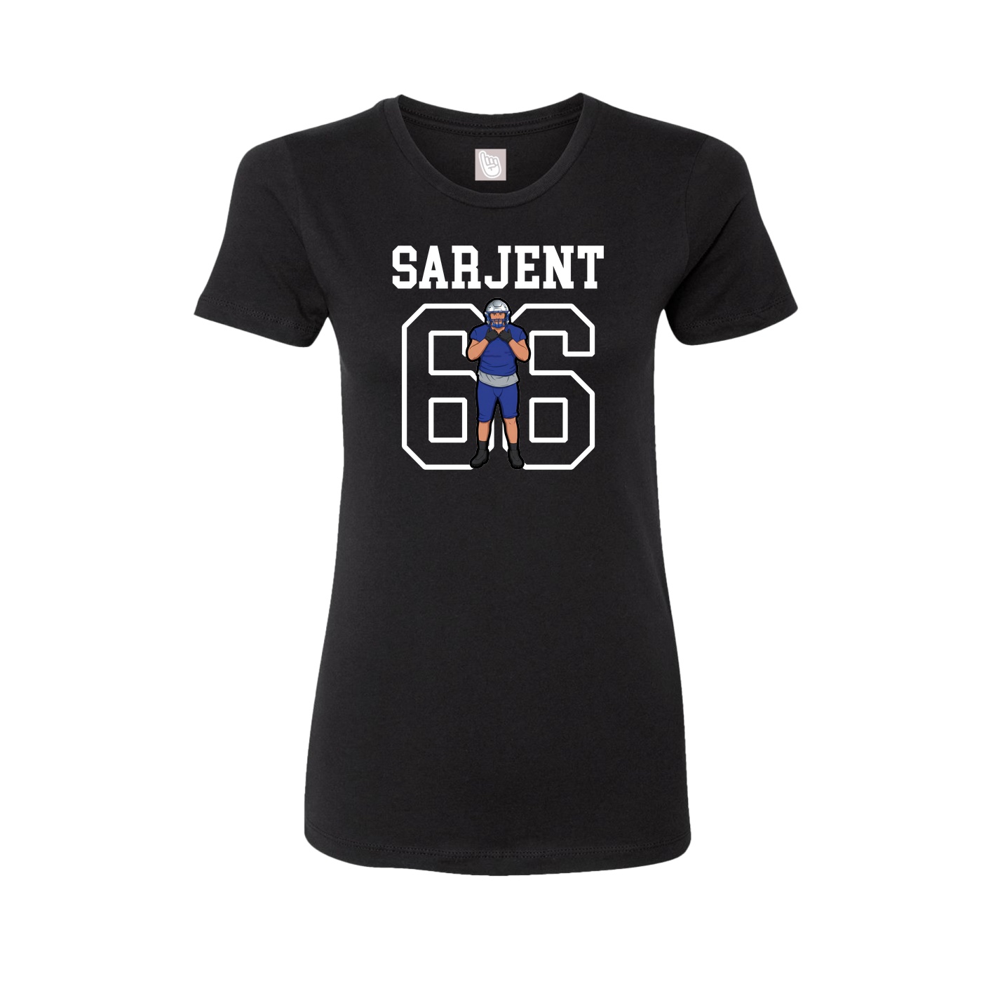 Fitted Women's Tee — Shirsey in Black