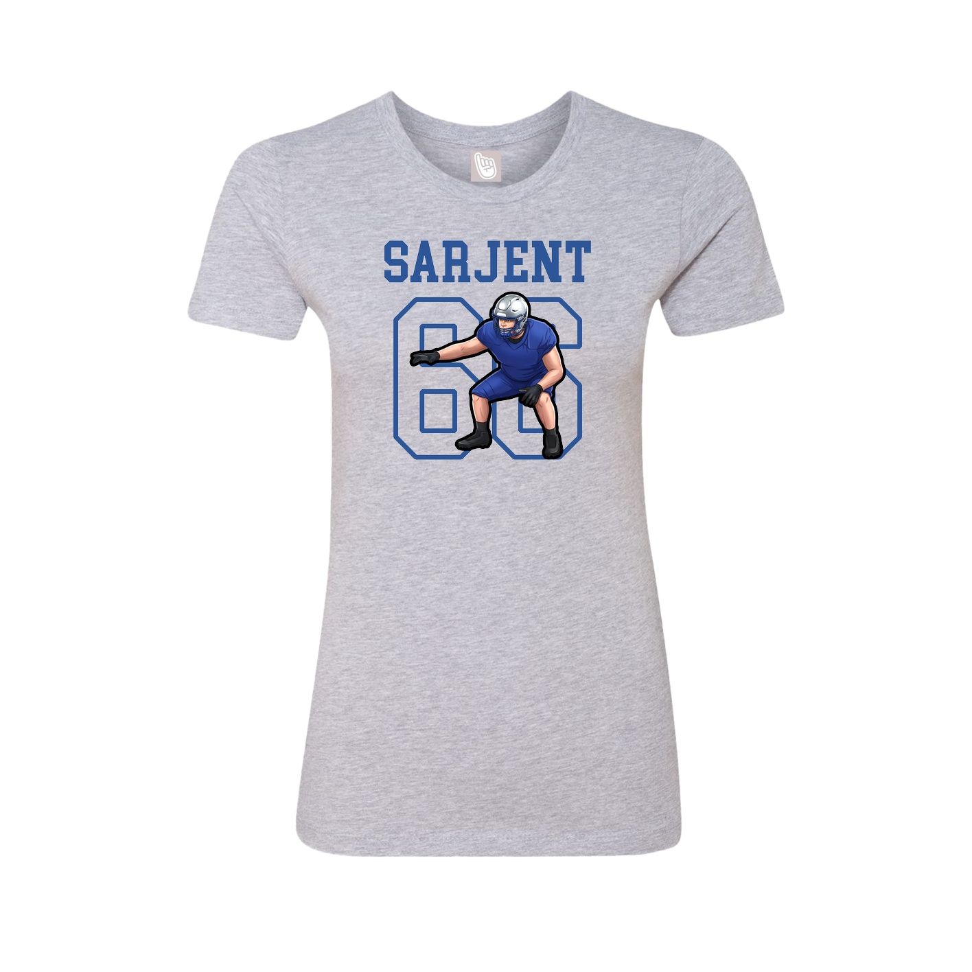 Fitted Women's Tee — Shirsey in Grey