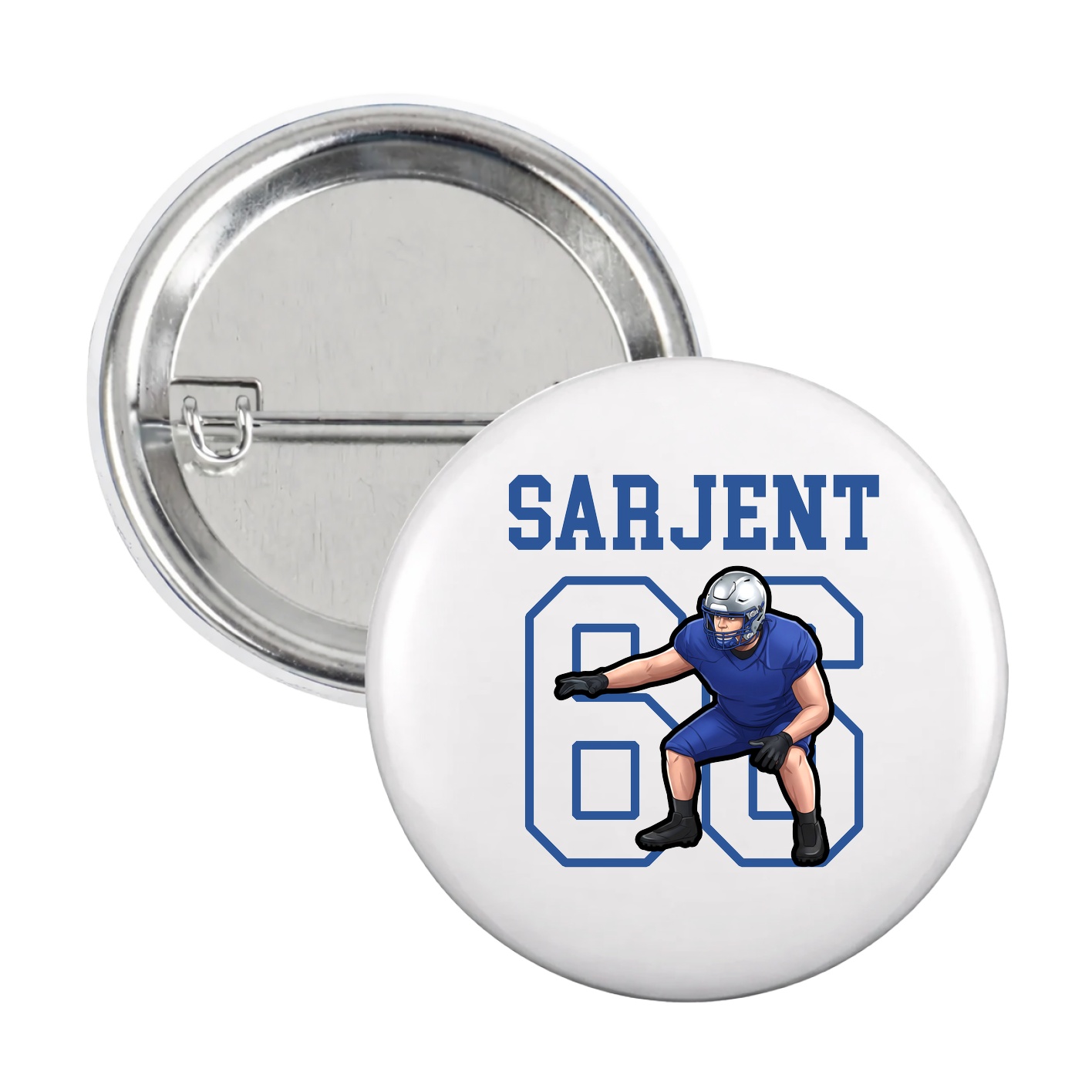 Game Day Button — Shirsey in White