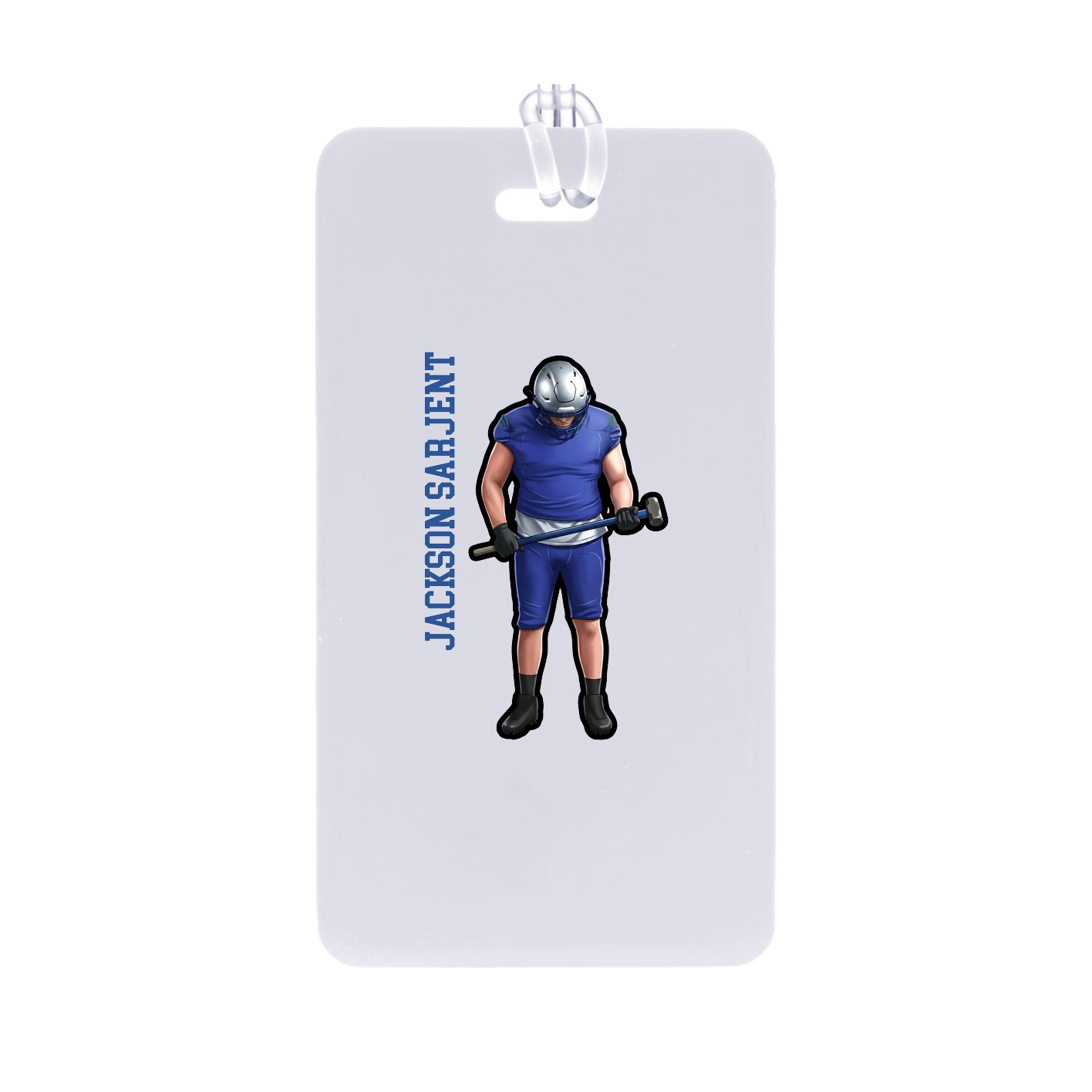 Bag Tag — Name Vertical in Classic