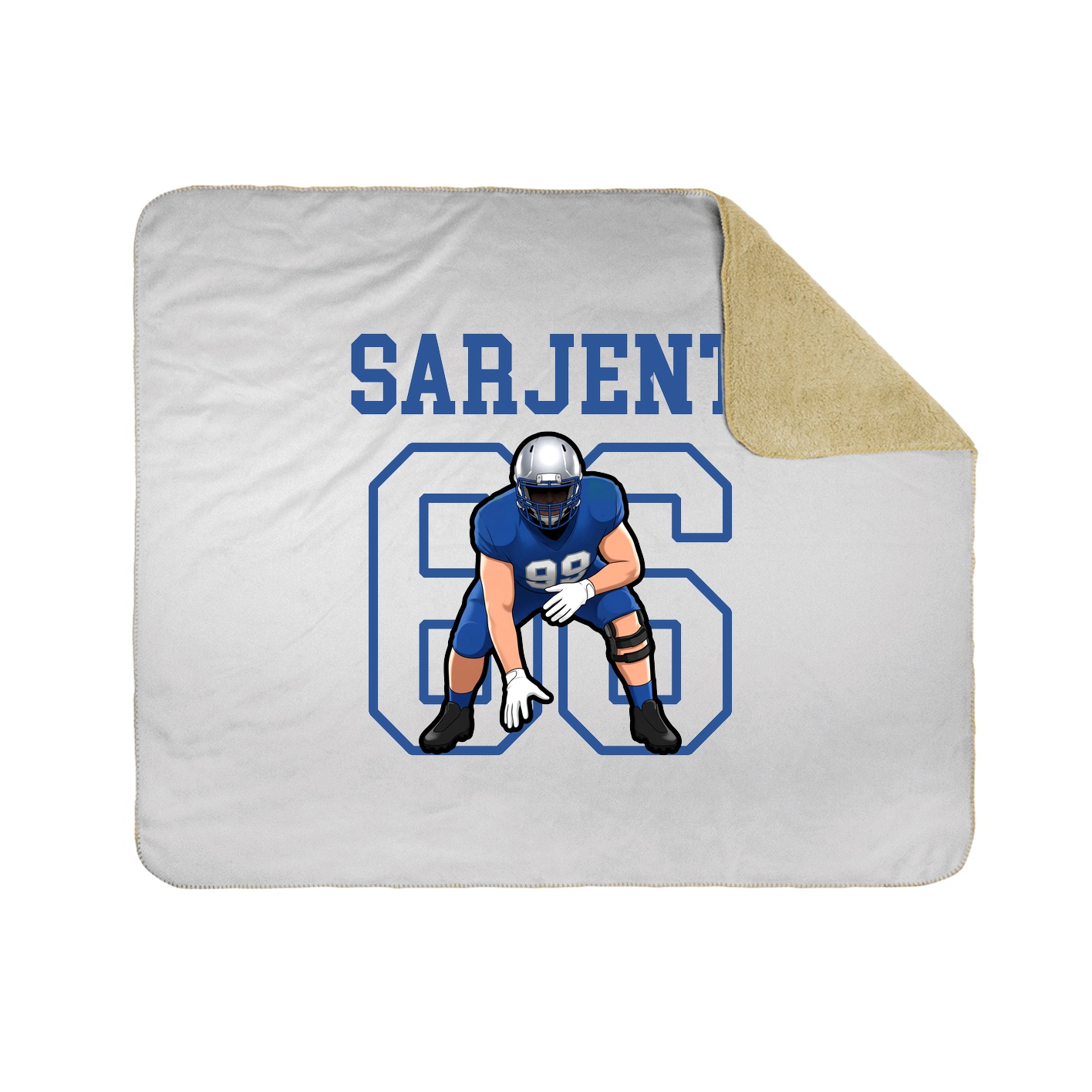 Throw Blanket — Shirsey in White