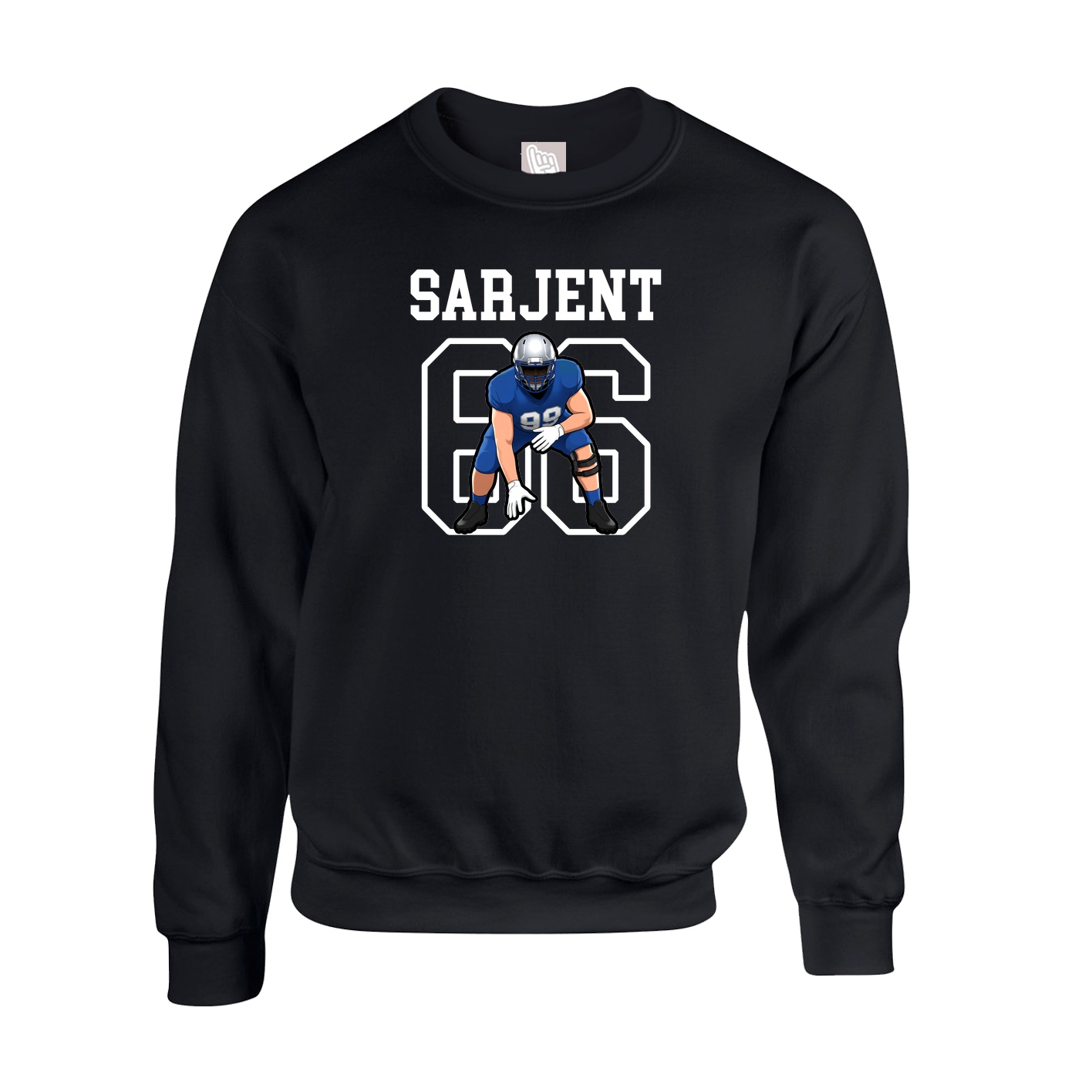 Fleece Crew — Shirsey in Black