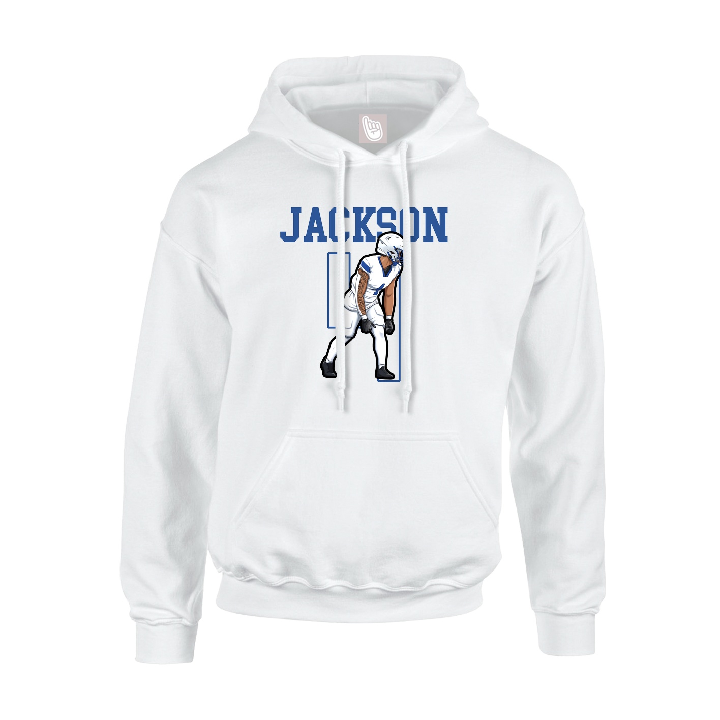 Hoodie — Shirsey in White