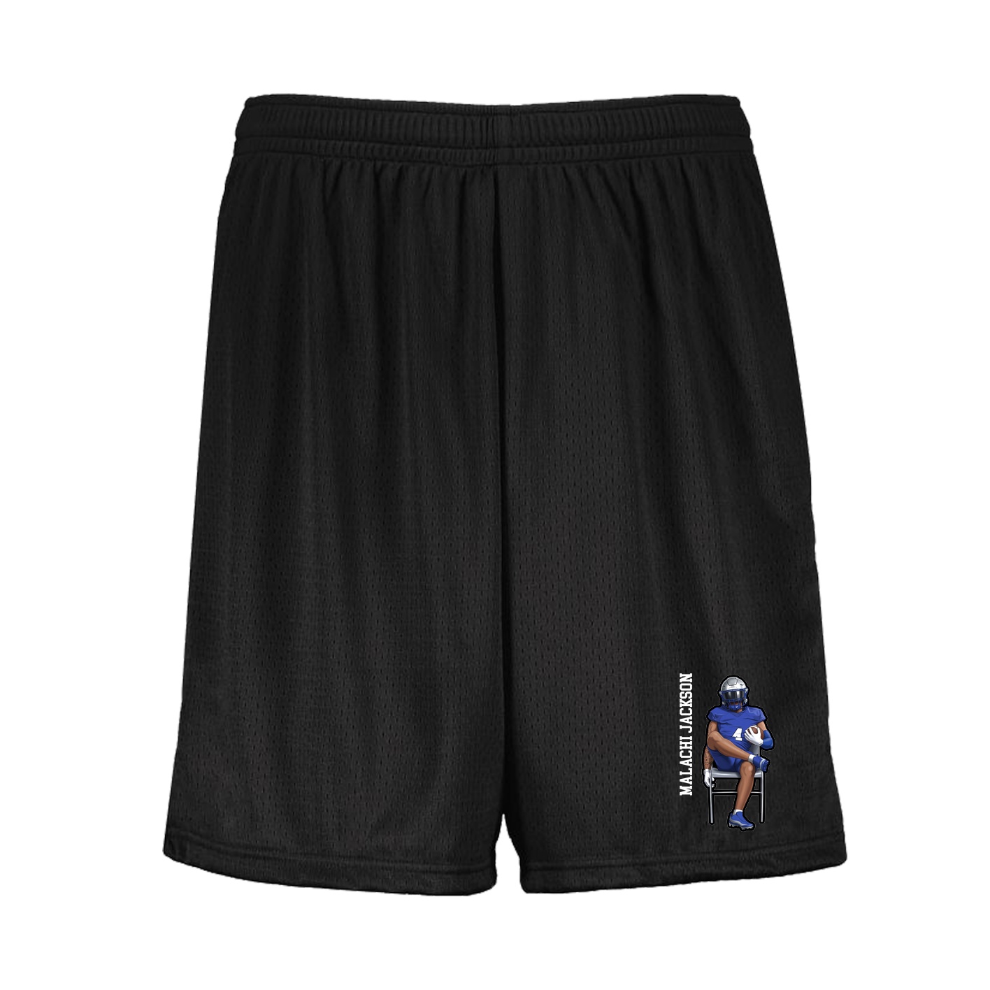 Shorts — Name Vertical in Black