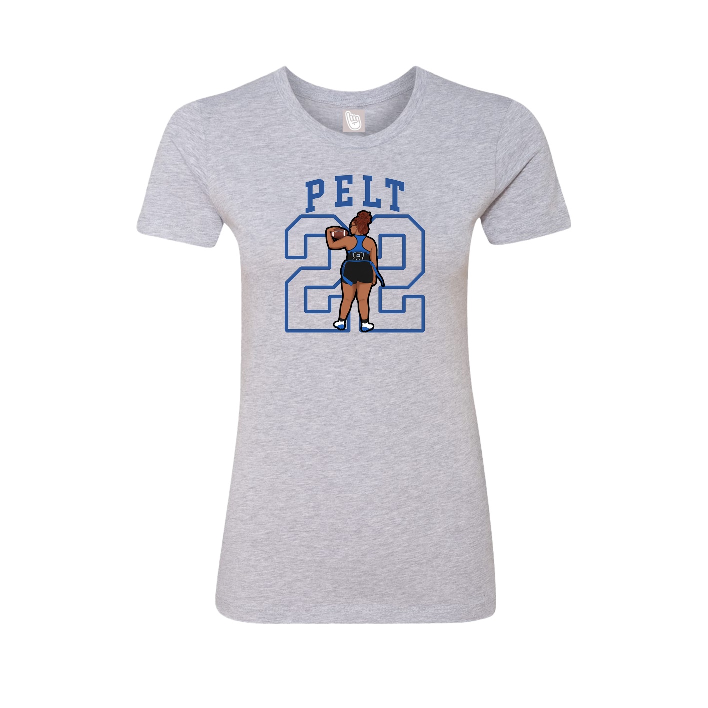 Fitted Women's Tee — Shirsey in Grey