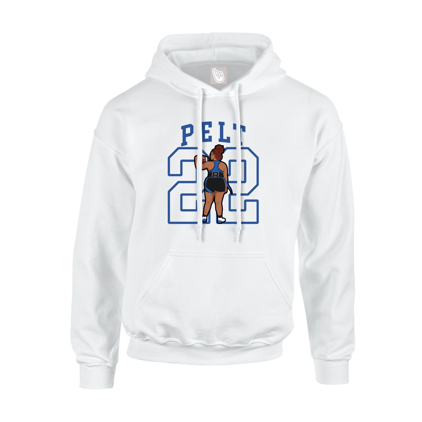 Hoodie — Shirsey in White