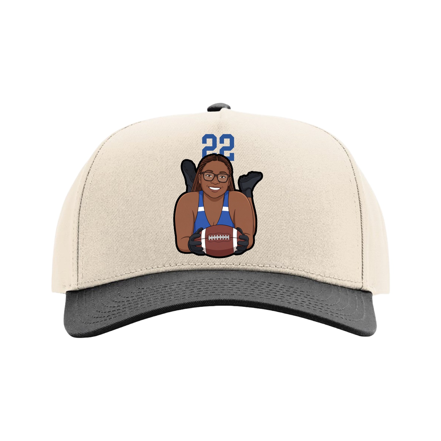 Full Fabric Five-Panel Champ Cap