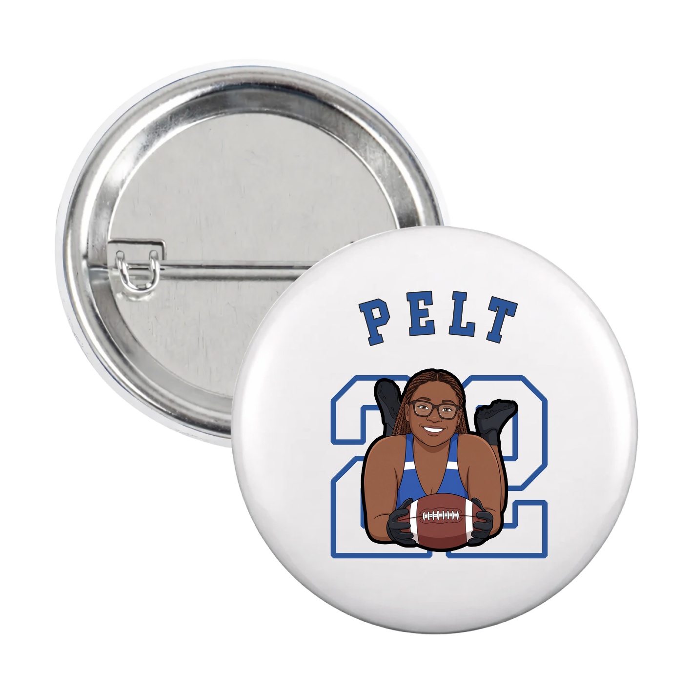 Game Day Button — Shirsey Arch in White