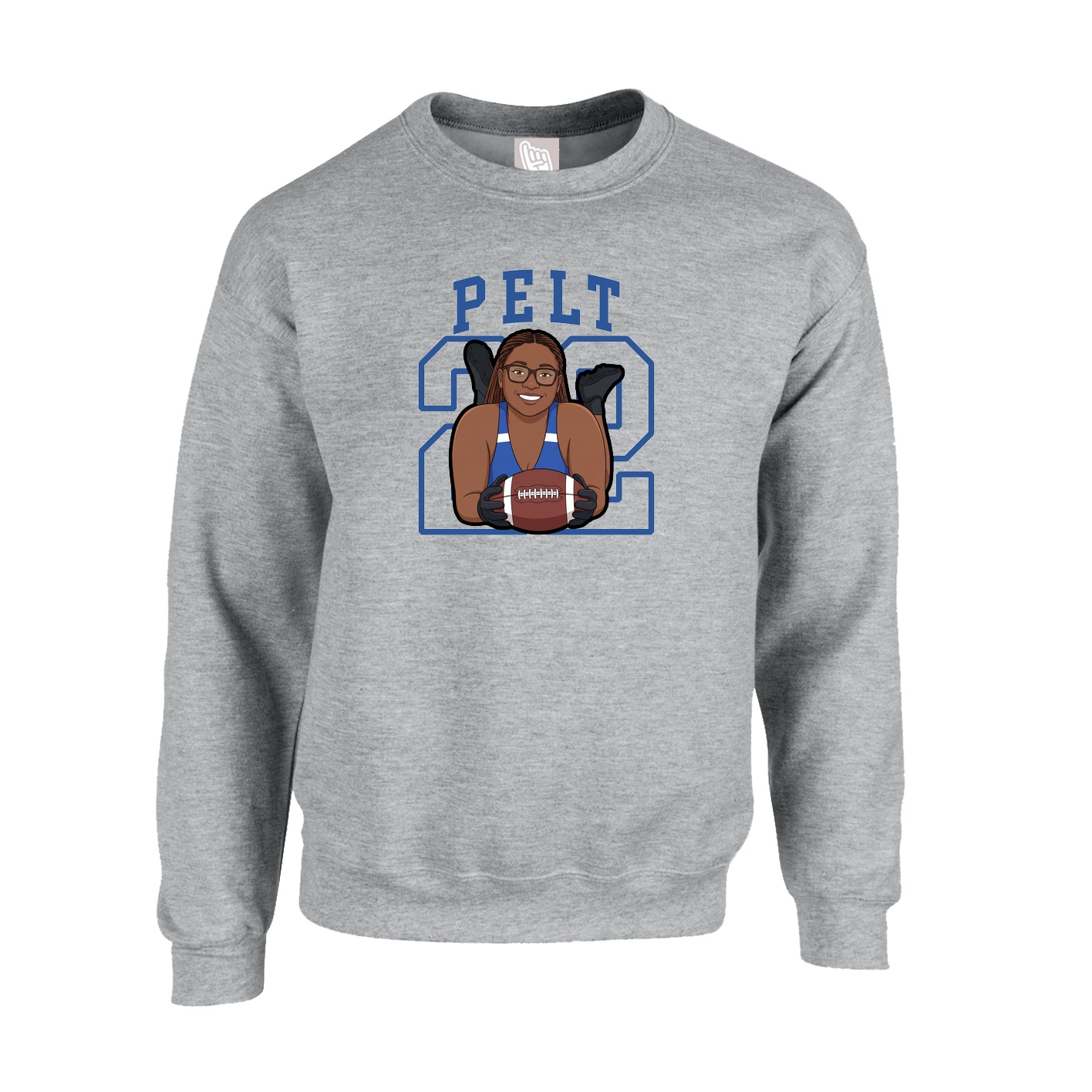 Fleece Crew — Shirsey in Grey