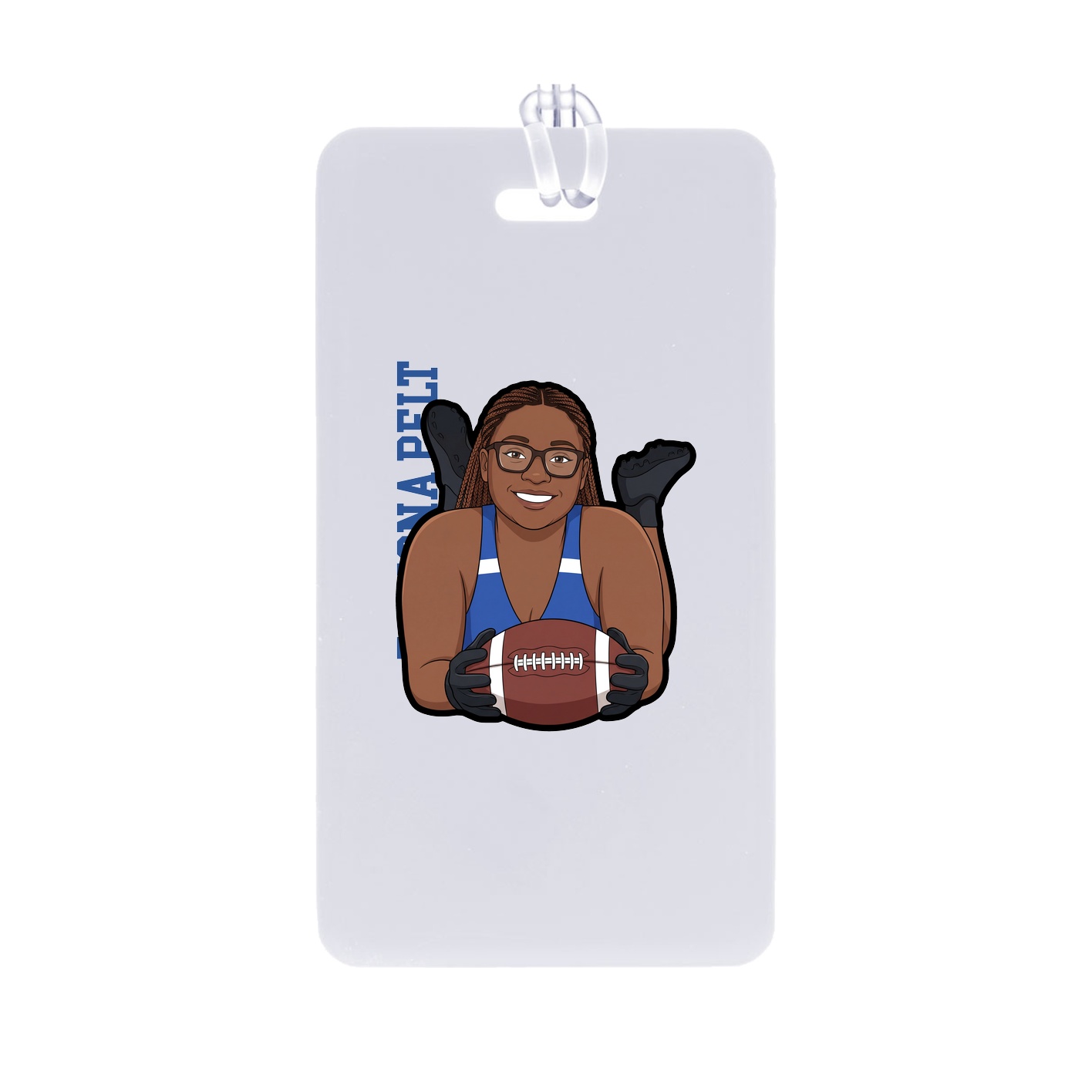 Bag Tag — Name Vertical in Classic