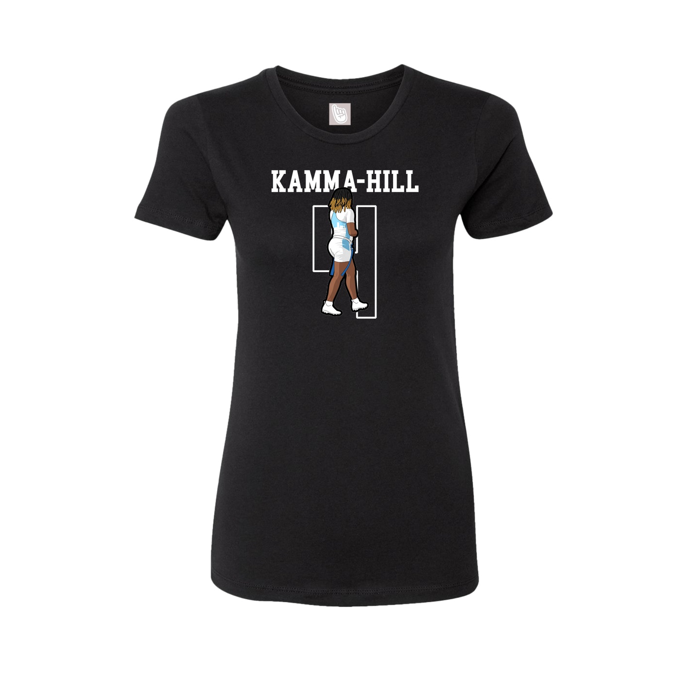 Fitted Women's Tee — Shirsey in Black