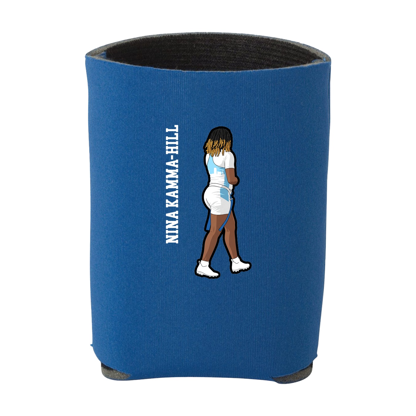 Can Holder — Name Vertical in Royal