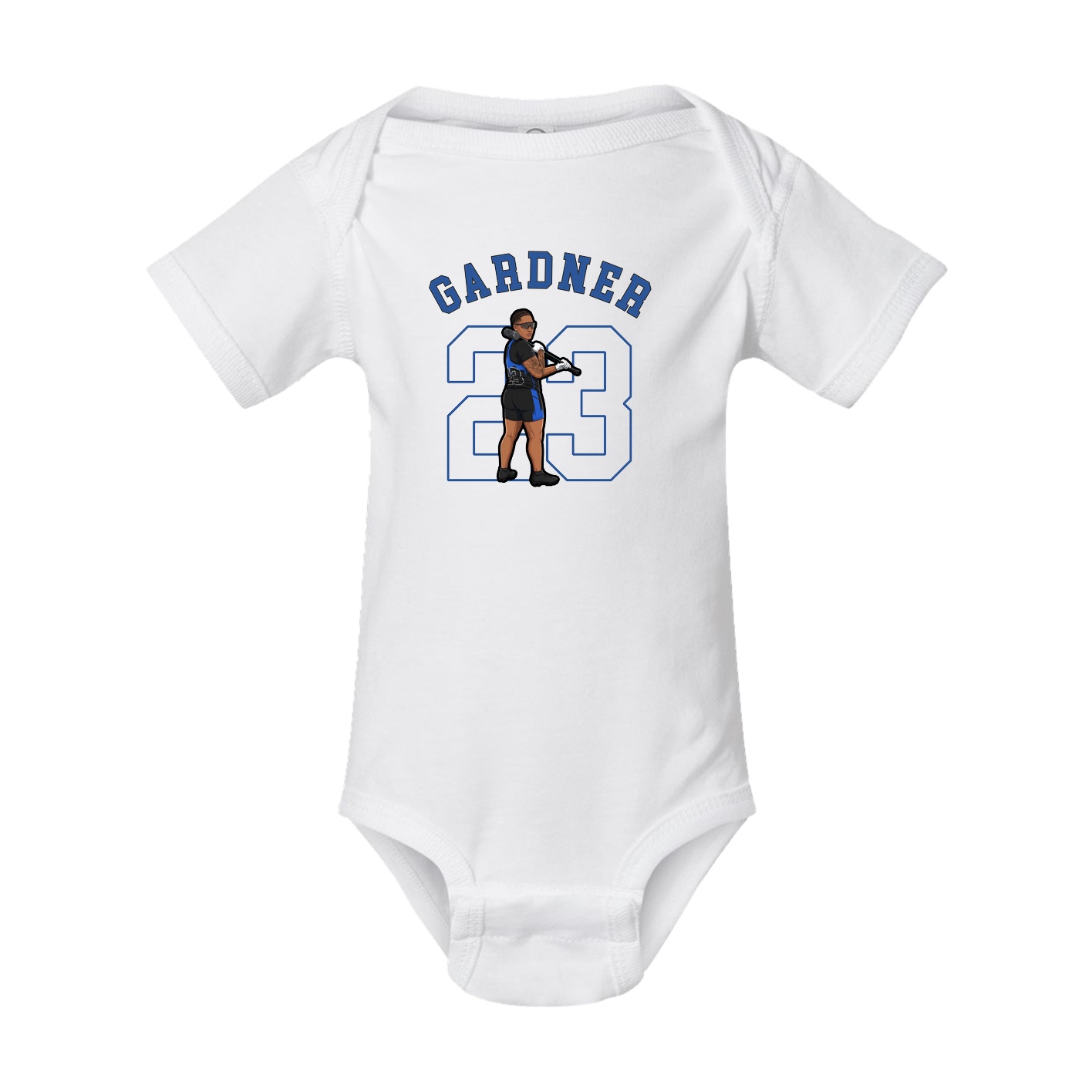 Baby Onesie — Shirsey Arch in White