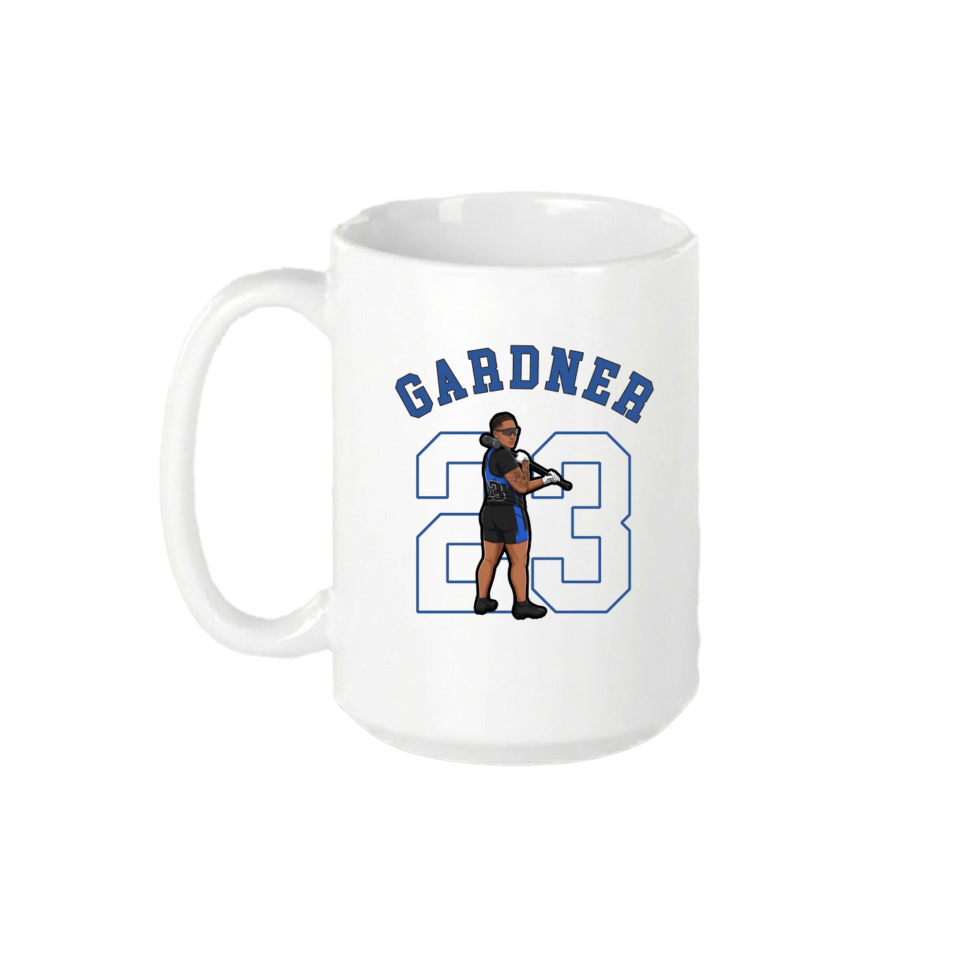 15oz Coffee Mug — Shirsey Arch in White