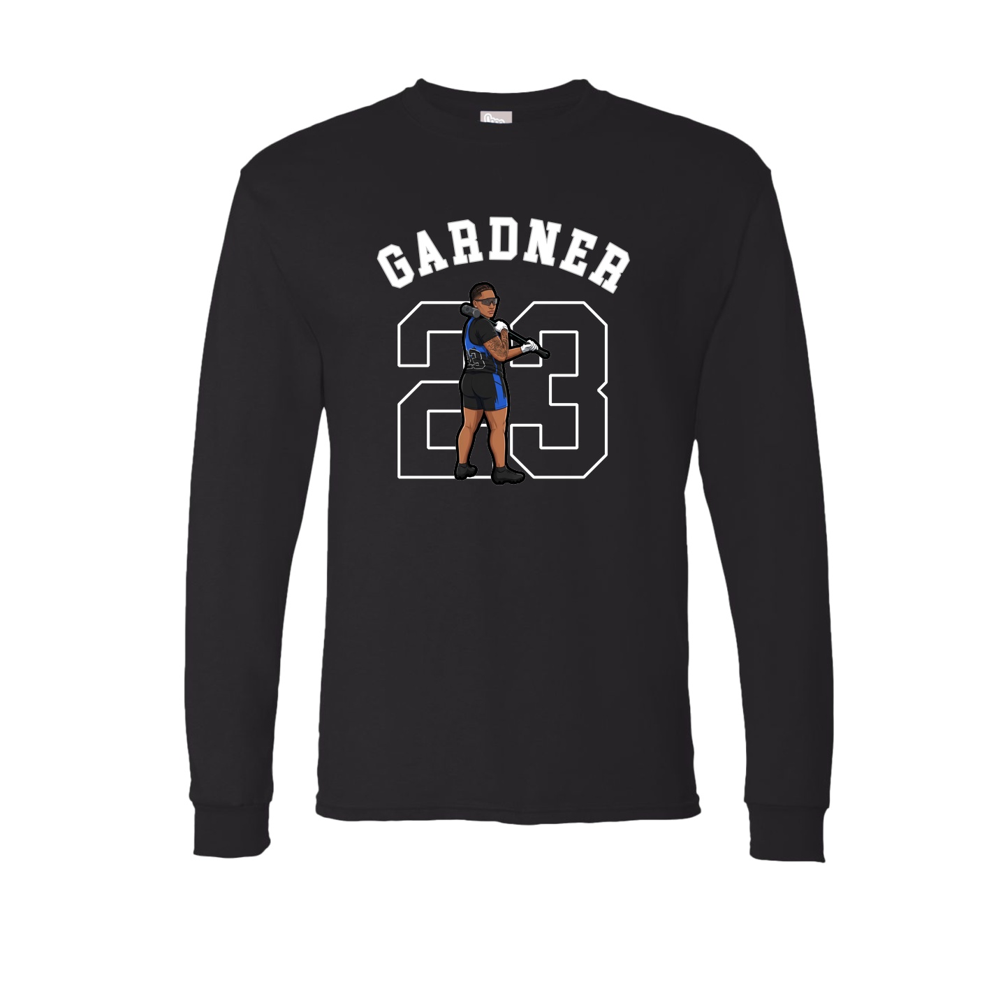 Long Sleeve Tee — Shirsey Arch in Black