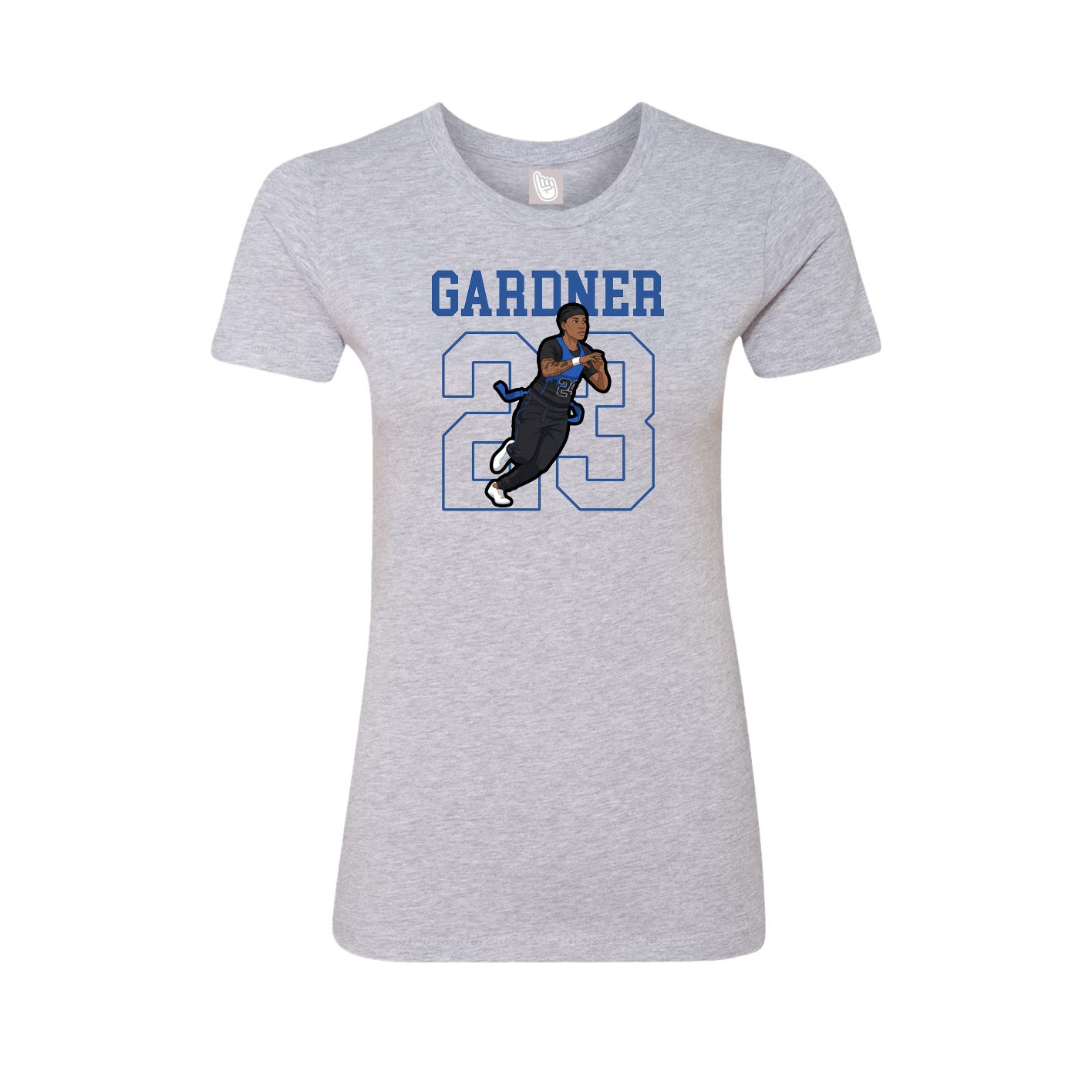 Fitted Women's Tee — Shirsey in Grey