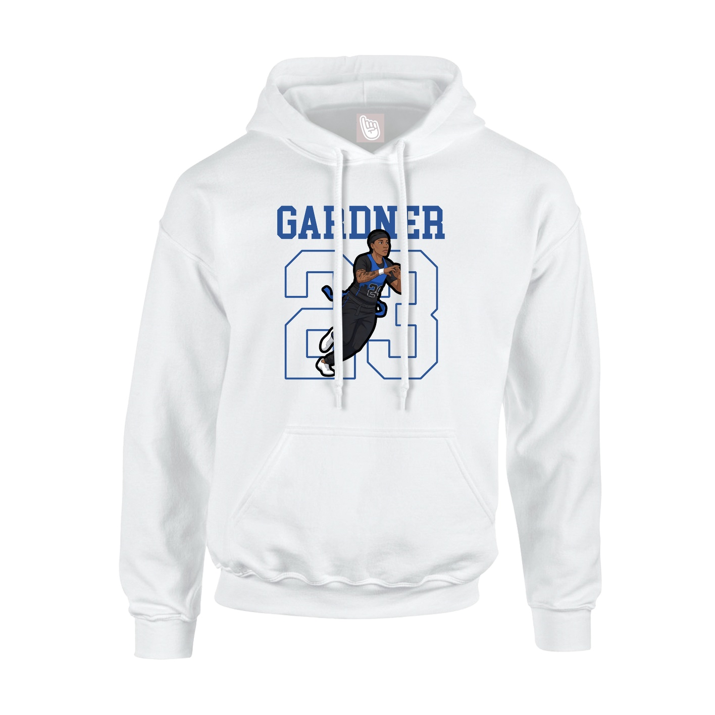 Hoodie — Shirsey in White