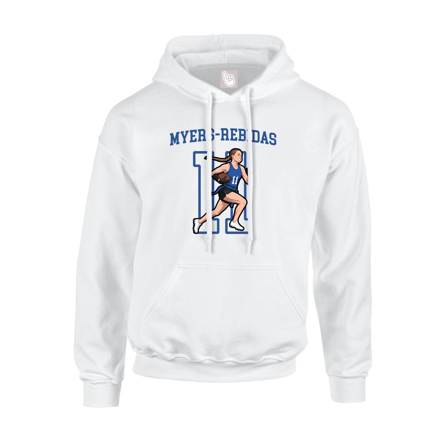 Hoodie — Shirsey in White