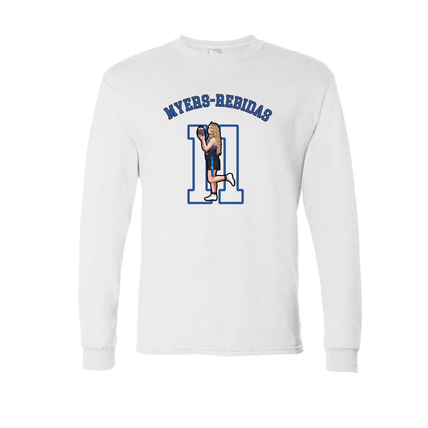 Long Sleeve Tee — Shirsey Arch in White