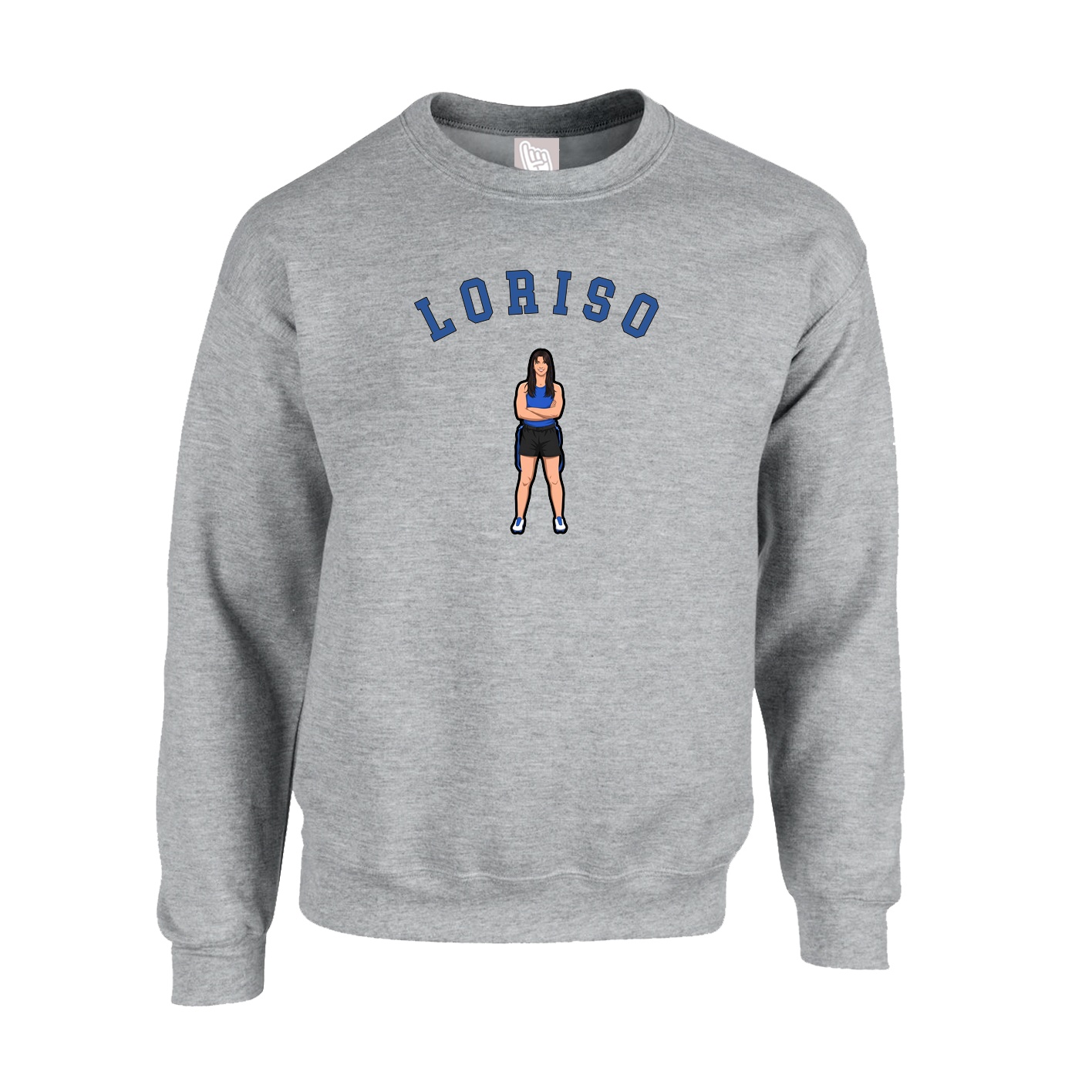 Fleece Crew — Shirsey Arch in Grey