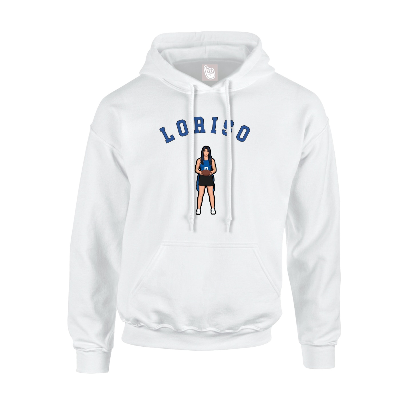 Youth Hoodie — Shirsey Arch in White