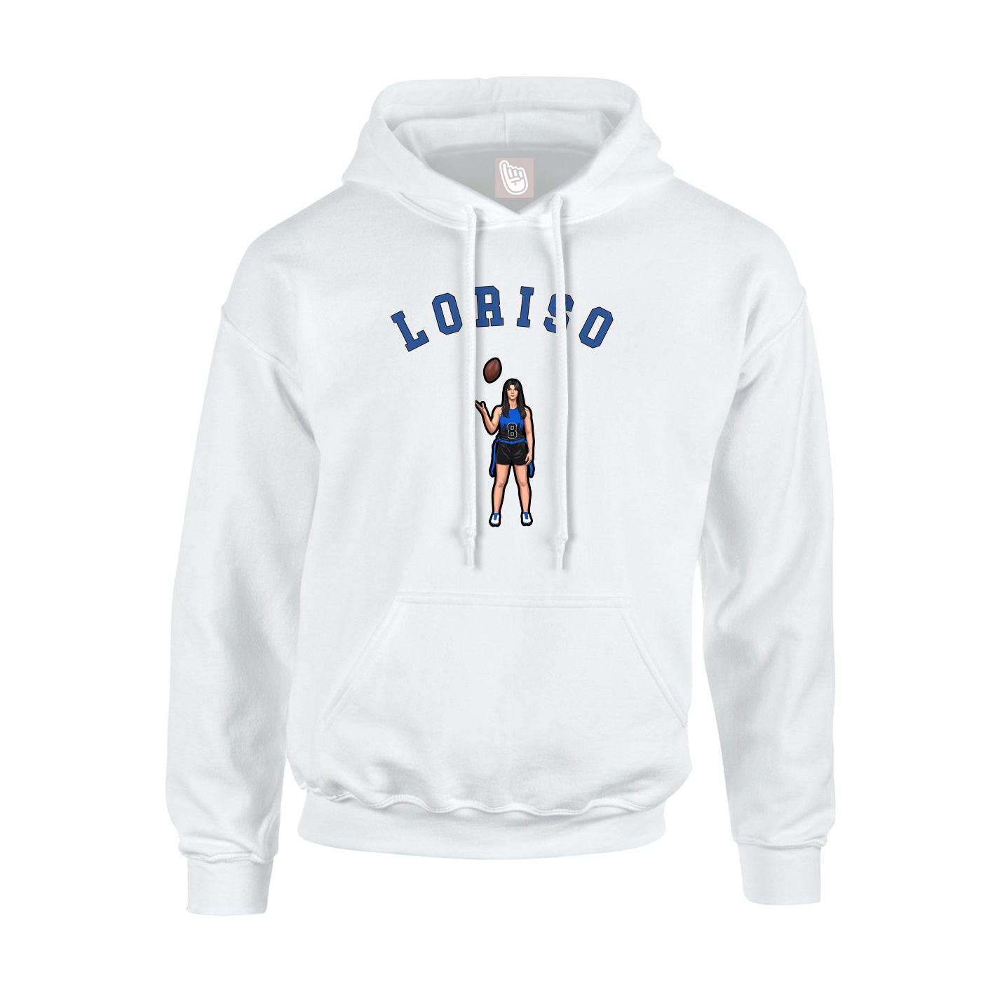 Youth Hoodie — Shirsey Arch in White