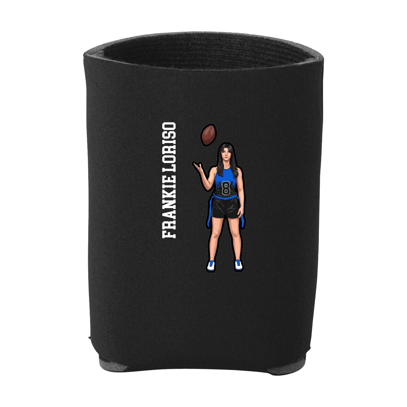 Can Holder — Name Vertical in Black