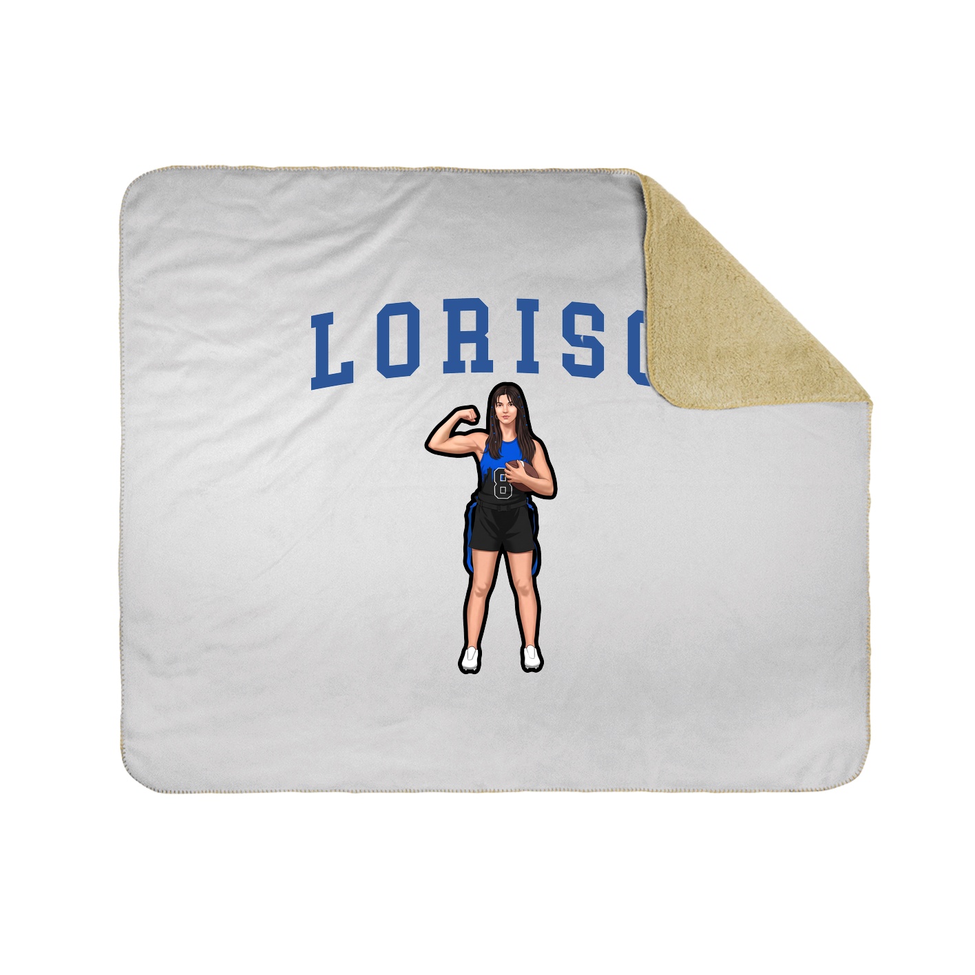 Throw Blanket — Shirsey in White