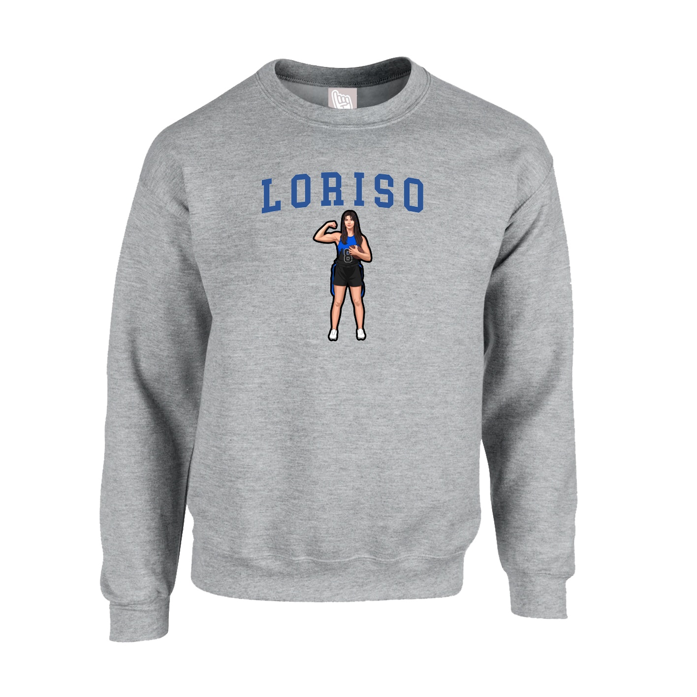 Fleece Crew — Shirsey in Grey