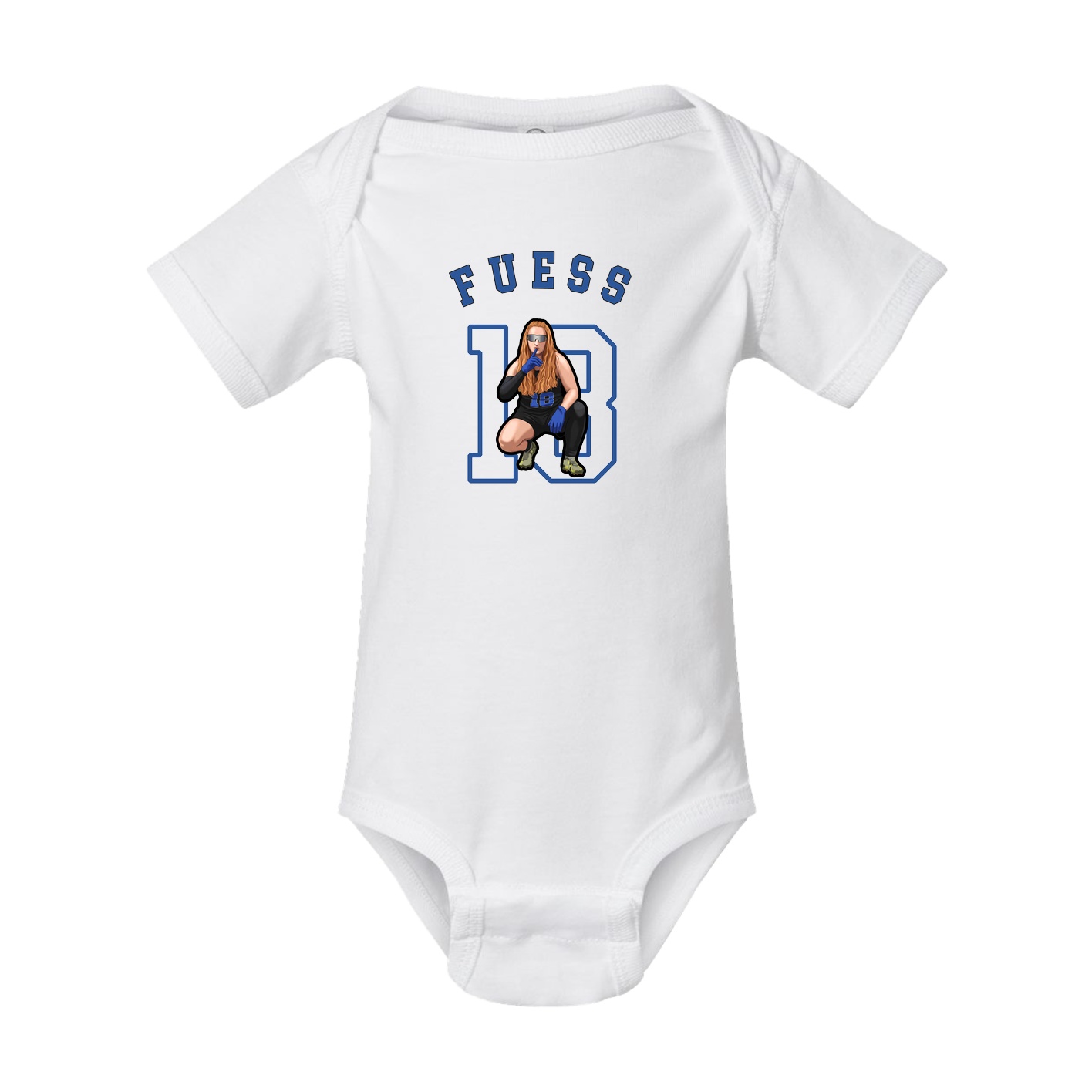 Baby Onesie — Shirsey Arch in White
