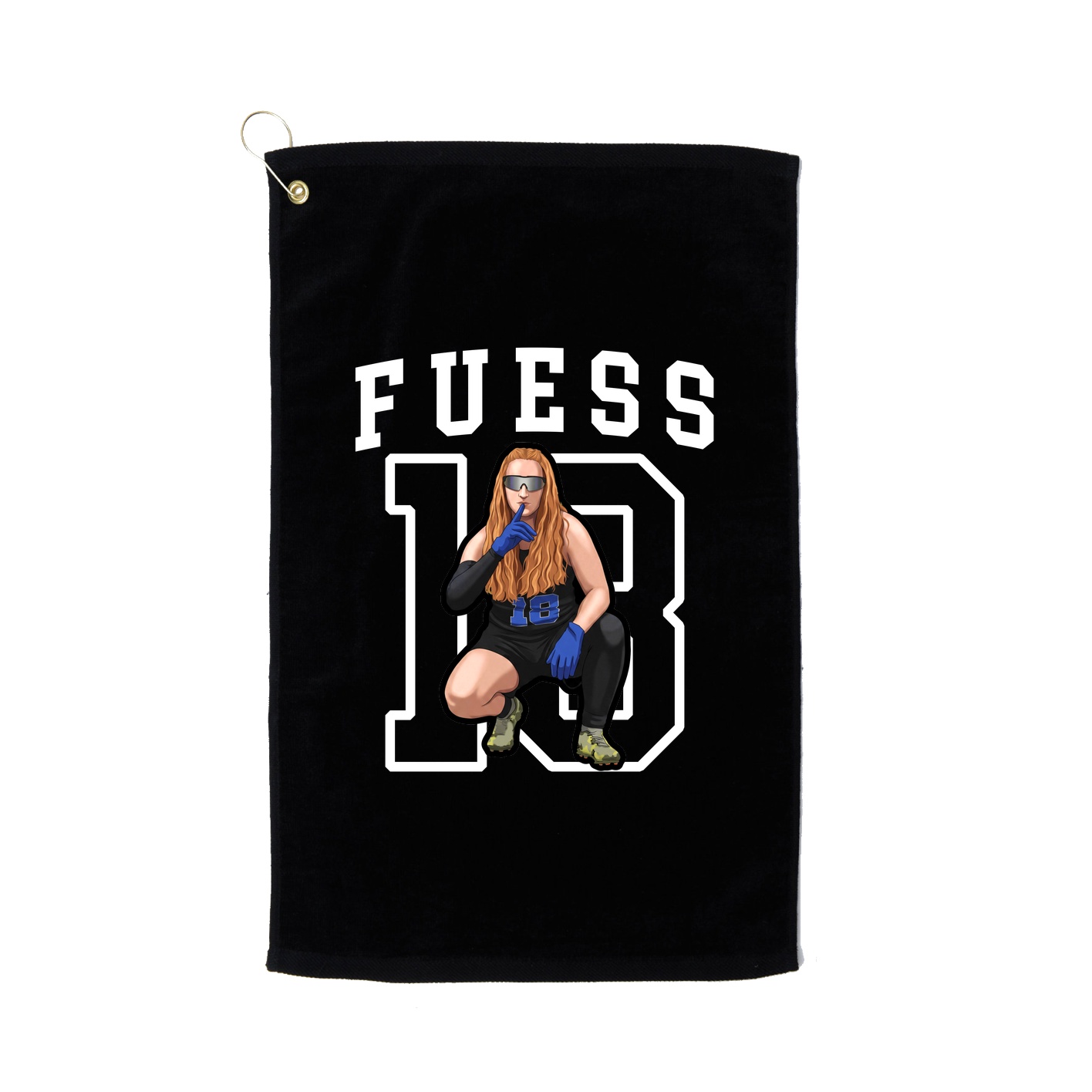 Golf Towel — Shirsey in Black