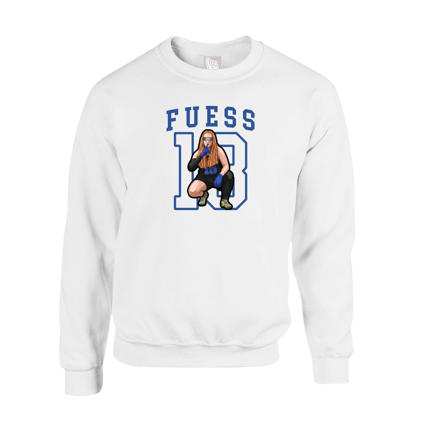 Fleece Crew — Shirsey in White