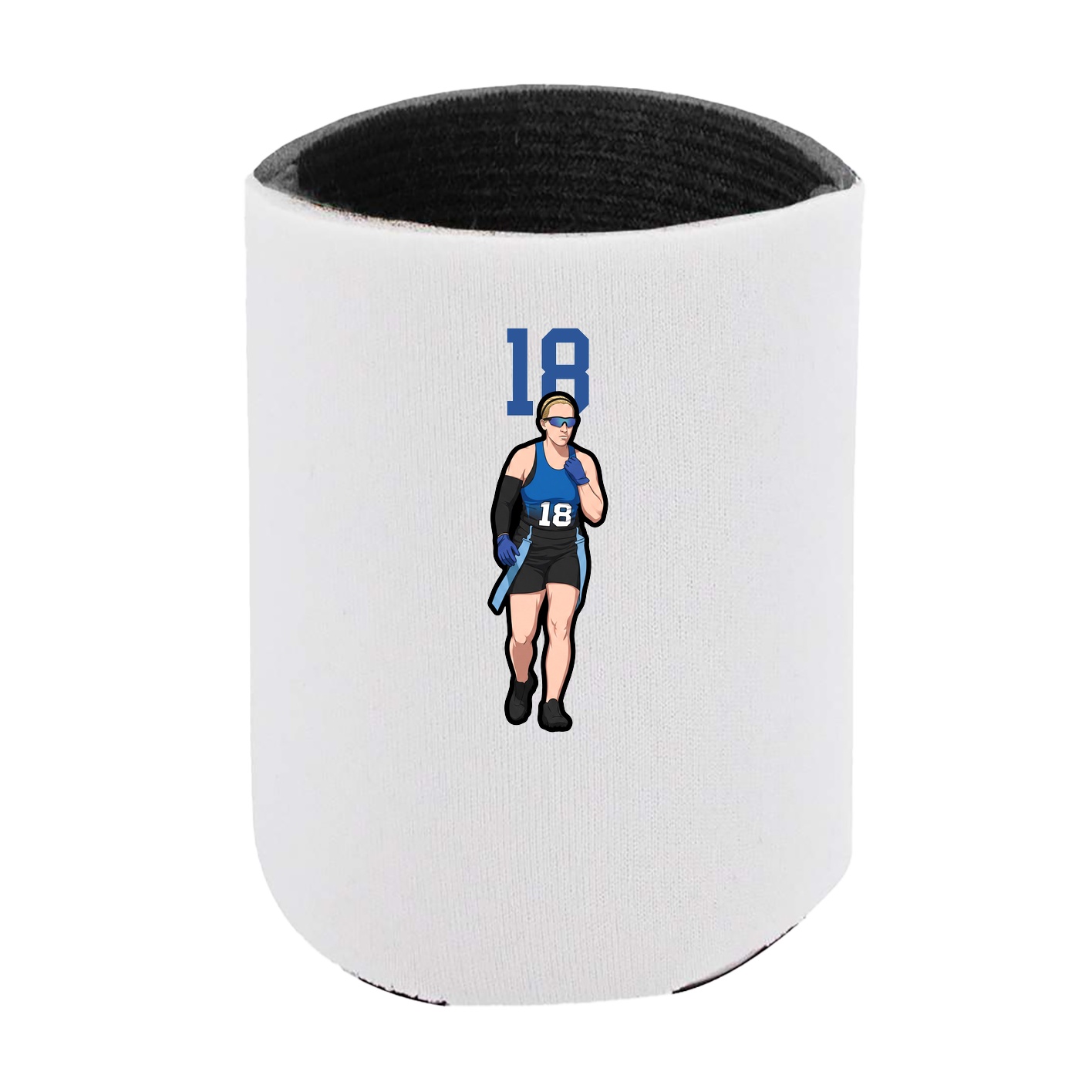 Can Holder — Number Top in White