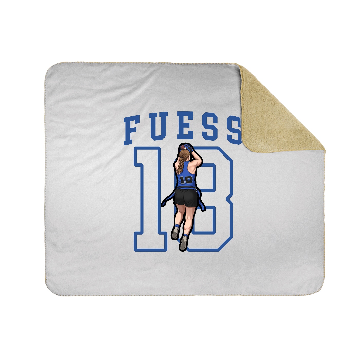 50x60 Sherpa Lined Throw Blanket