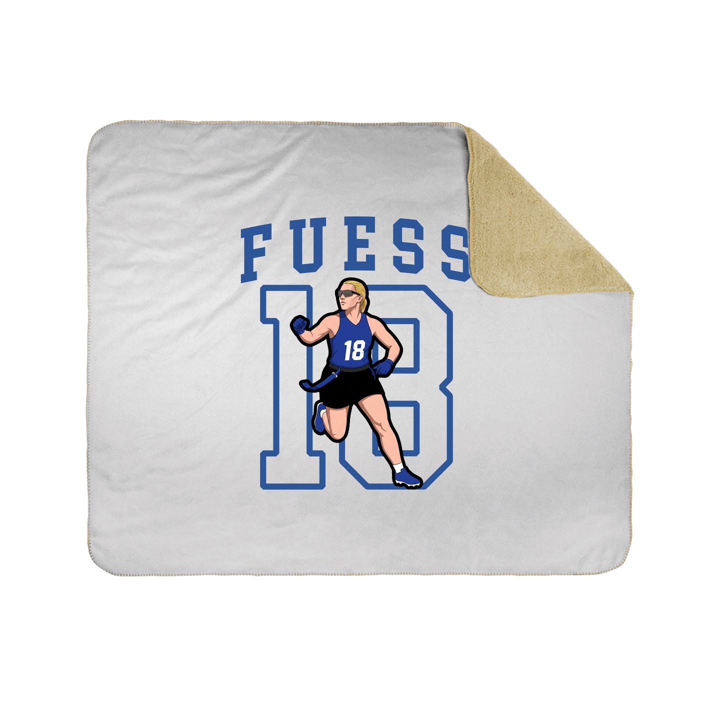 50x60 Sherpa Lined Throw Blanket