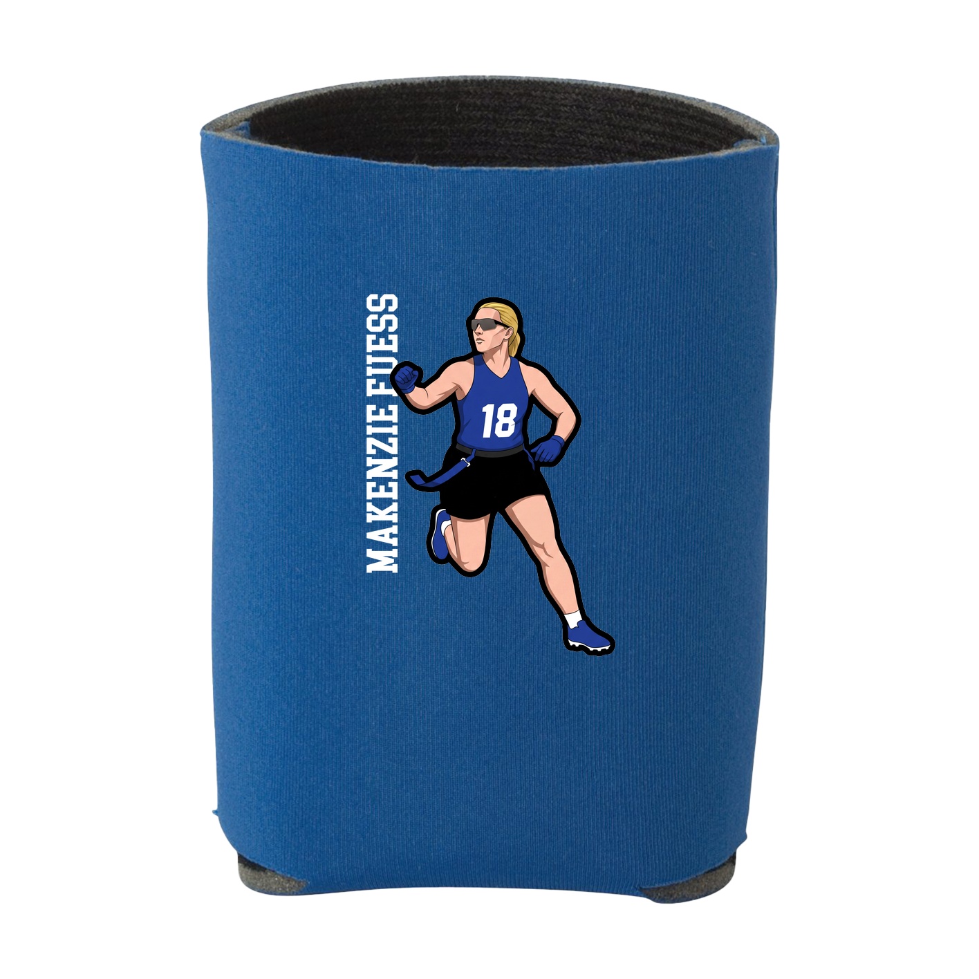 Can Holder — Name Vertical in Royal