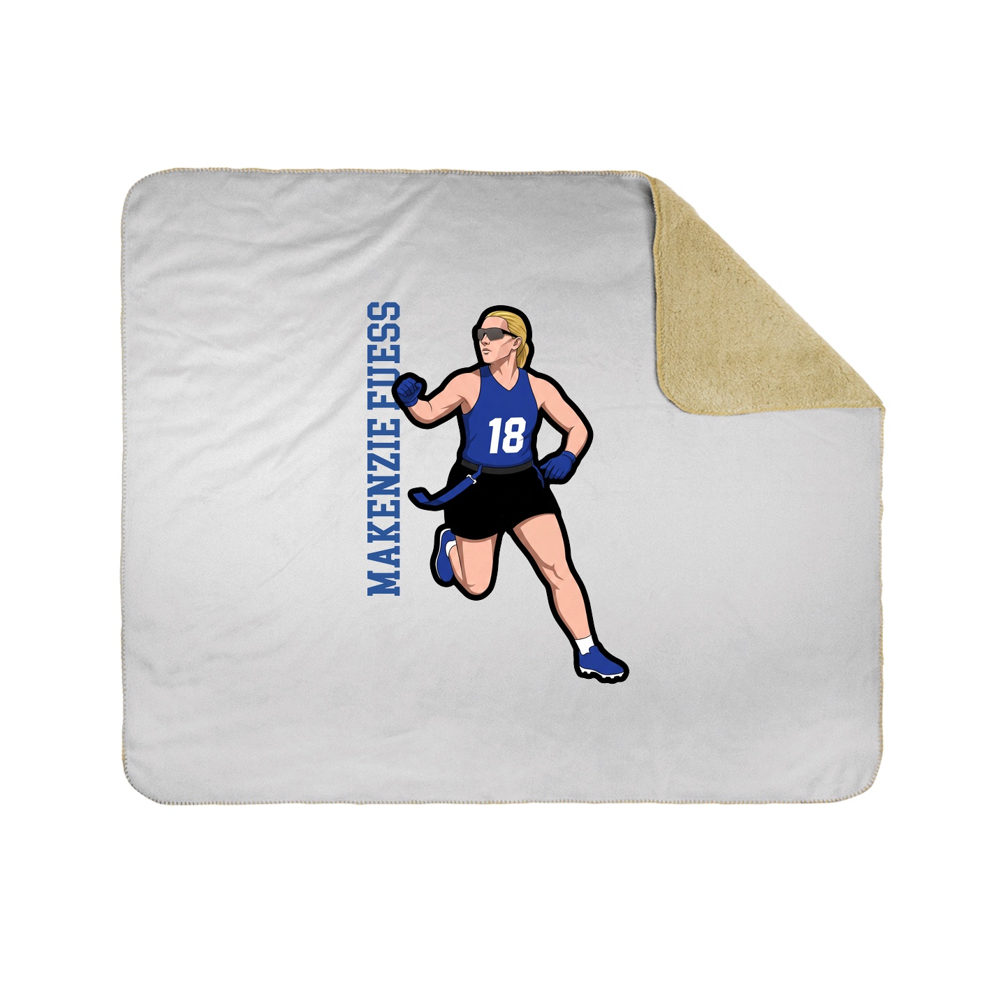 50x60 Sherpa Lined Throw Blanket