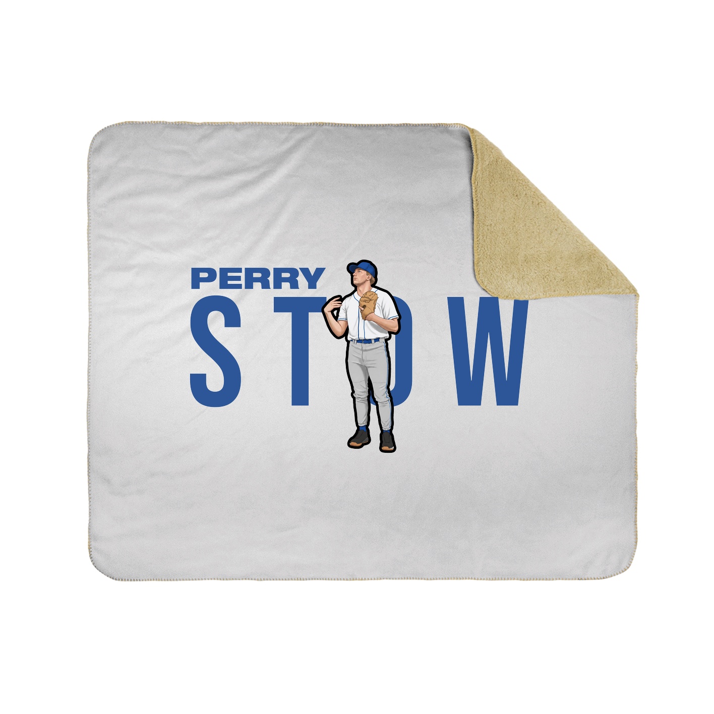 Throw Blanket — Player Name in White