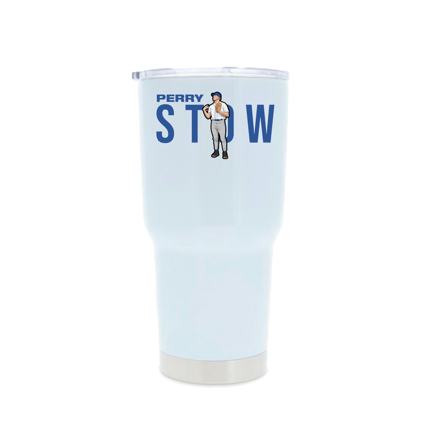 30oz Stainless Steel Tumbler — Player Name in White