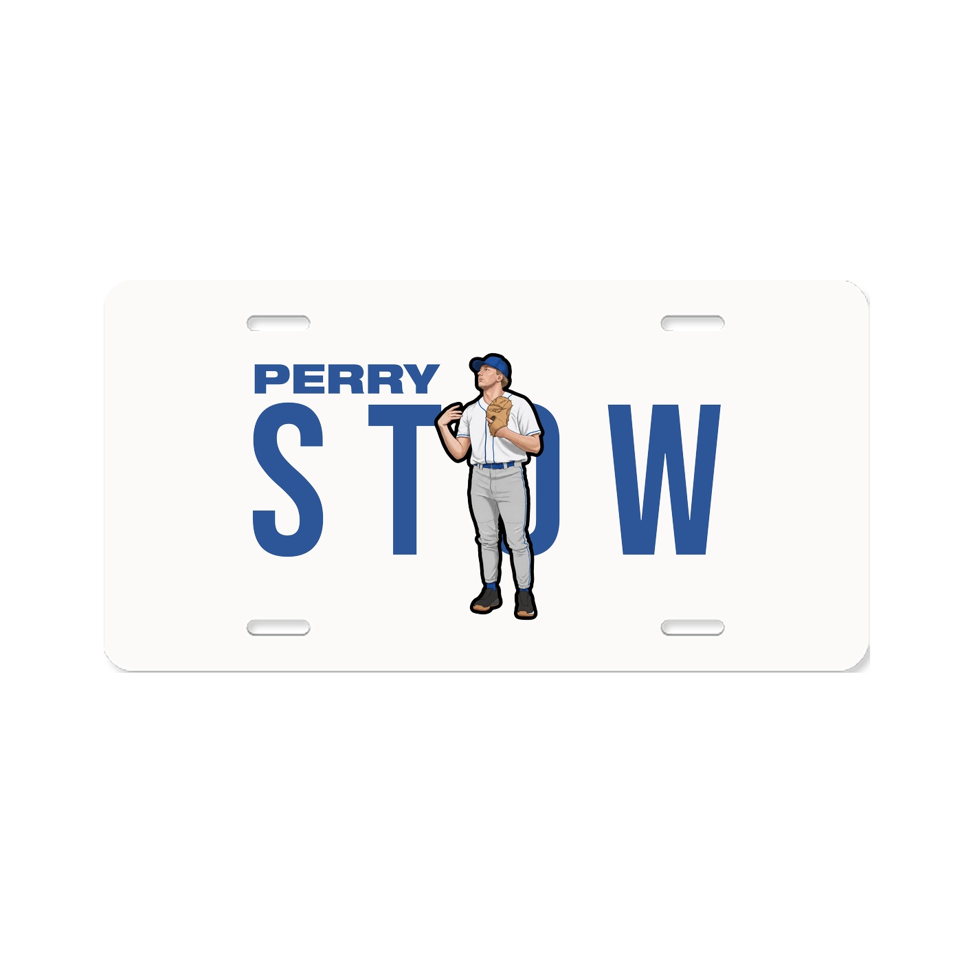 License Plate — Player Name in Classic
