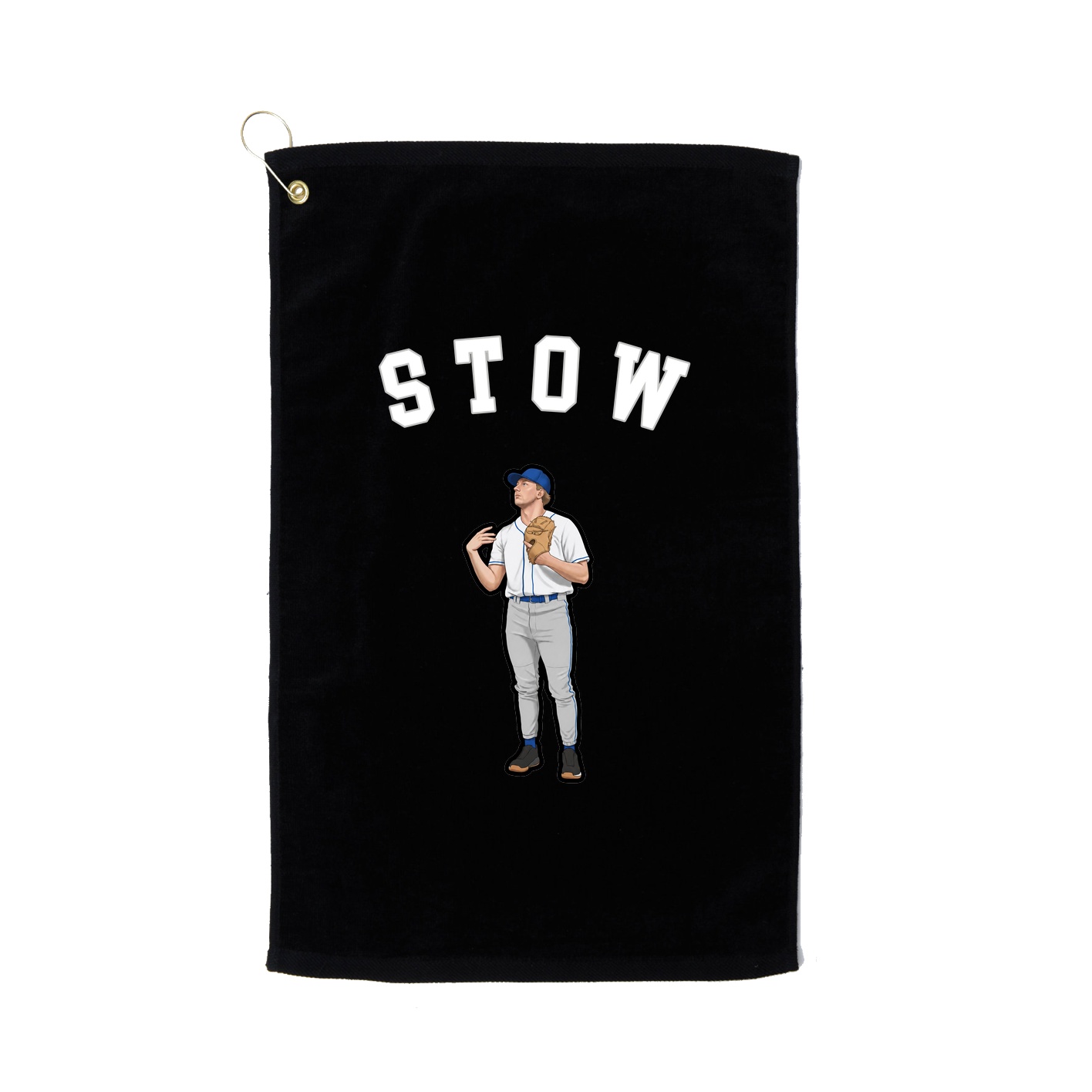 Golf Towel — Shirsey Arch in Black