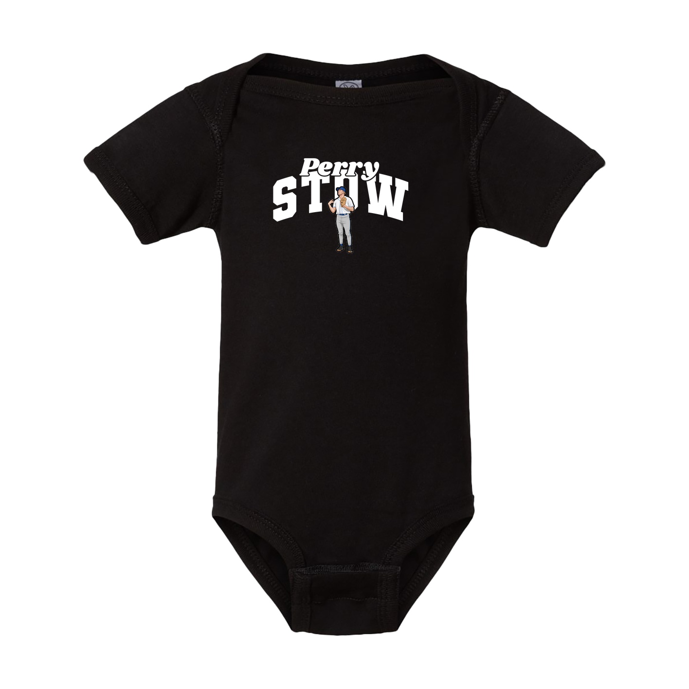 Baby Onesie — Signature Arch in Black