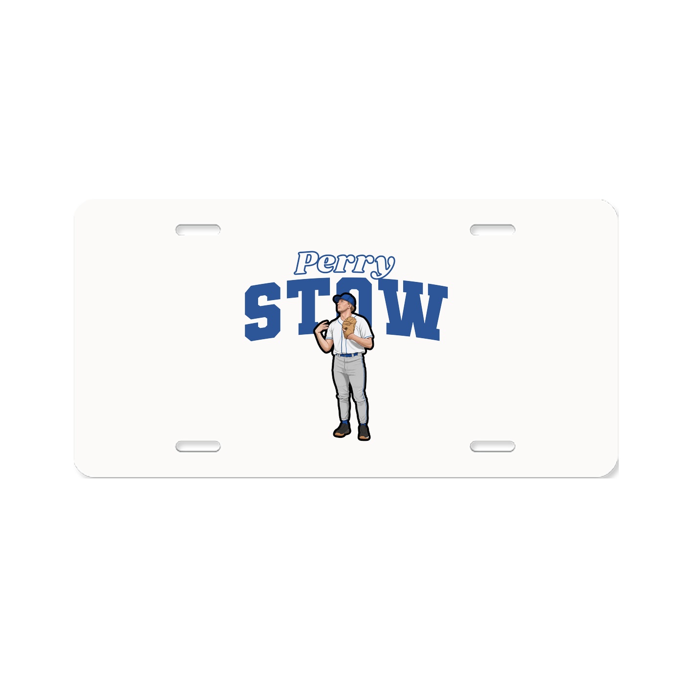 License Plate — Name Arch in Classic