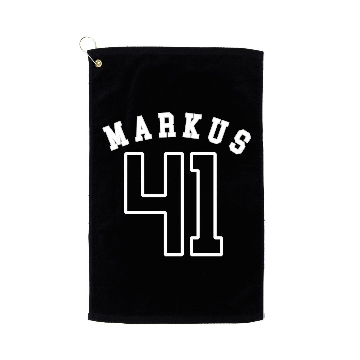 Golf Towel — Shirsey Arch in Black