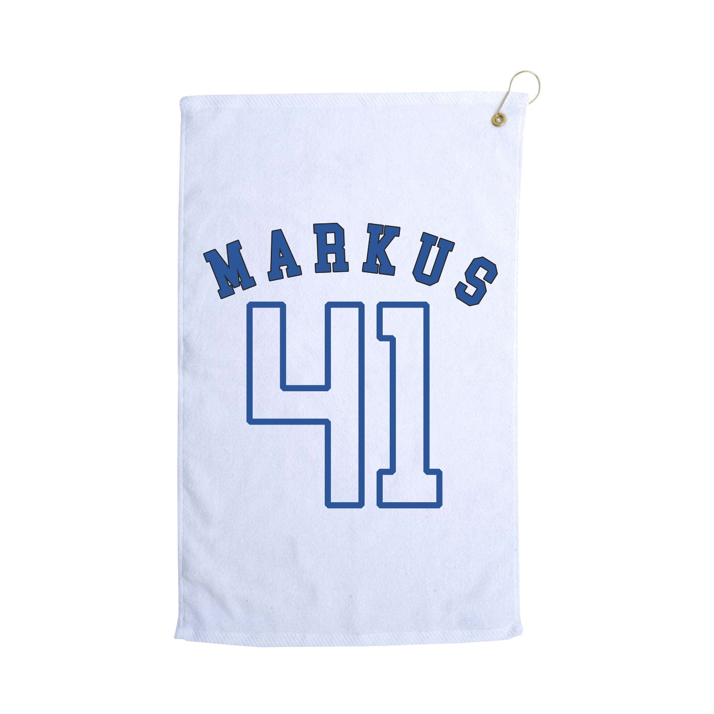 Golf Towel — Shirsey Arch in White