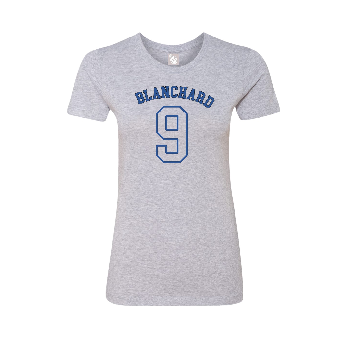 Fitted Women's Tee — Shirsey Arch in Grey